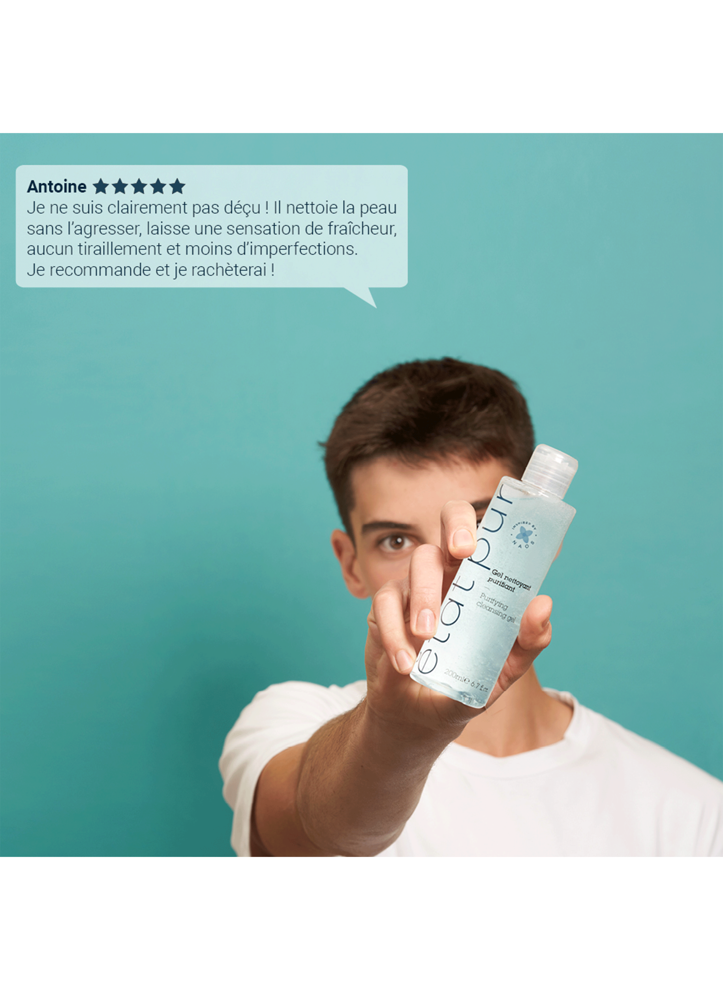 Le gel nettoyant purifiant ETAT PUR No color