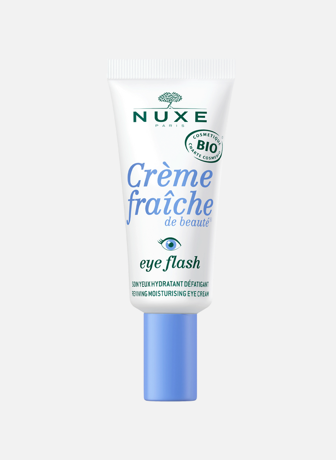 Eye Flash – feuchtigkeitsspendende Augenpflege gegen Müdigkeit, aus kontrolliert biologischem Anbau – Crème Fraîche®de Beauté NUXE