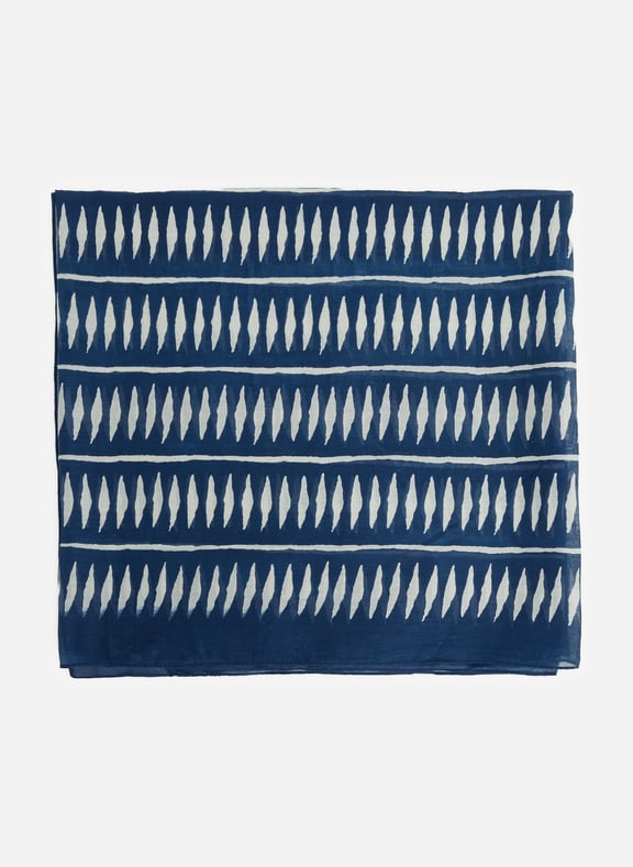 Printed scarf Blue by SAISON 1865 SAISON 1865 Printed scarf Blue