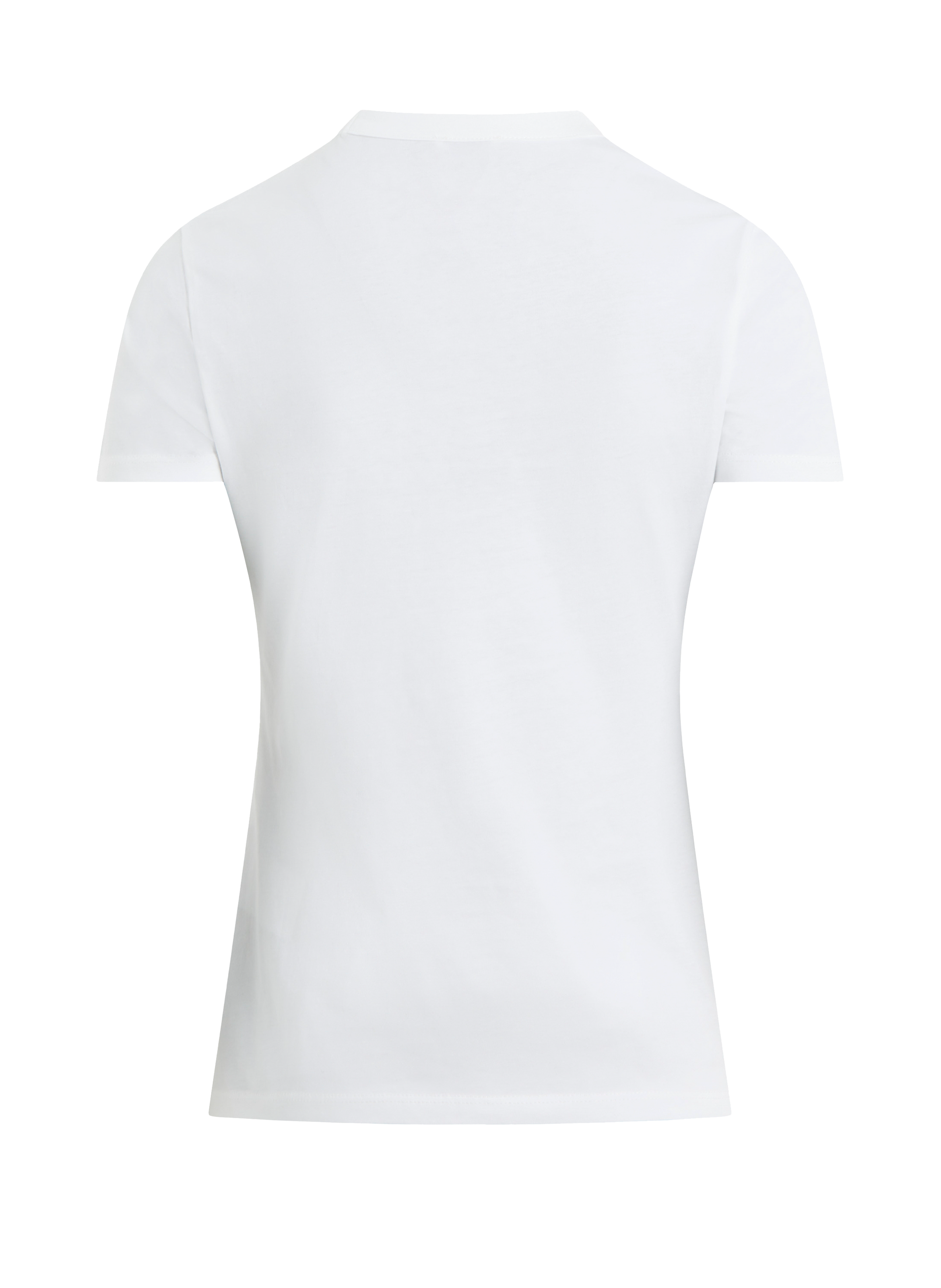 T-shirt ajusté à logo  CALVIN KLEIN Blanc