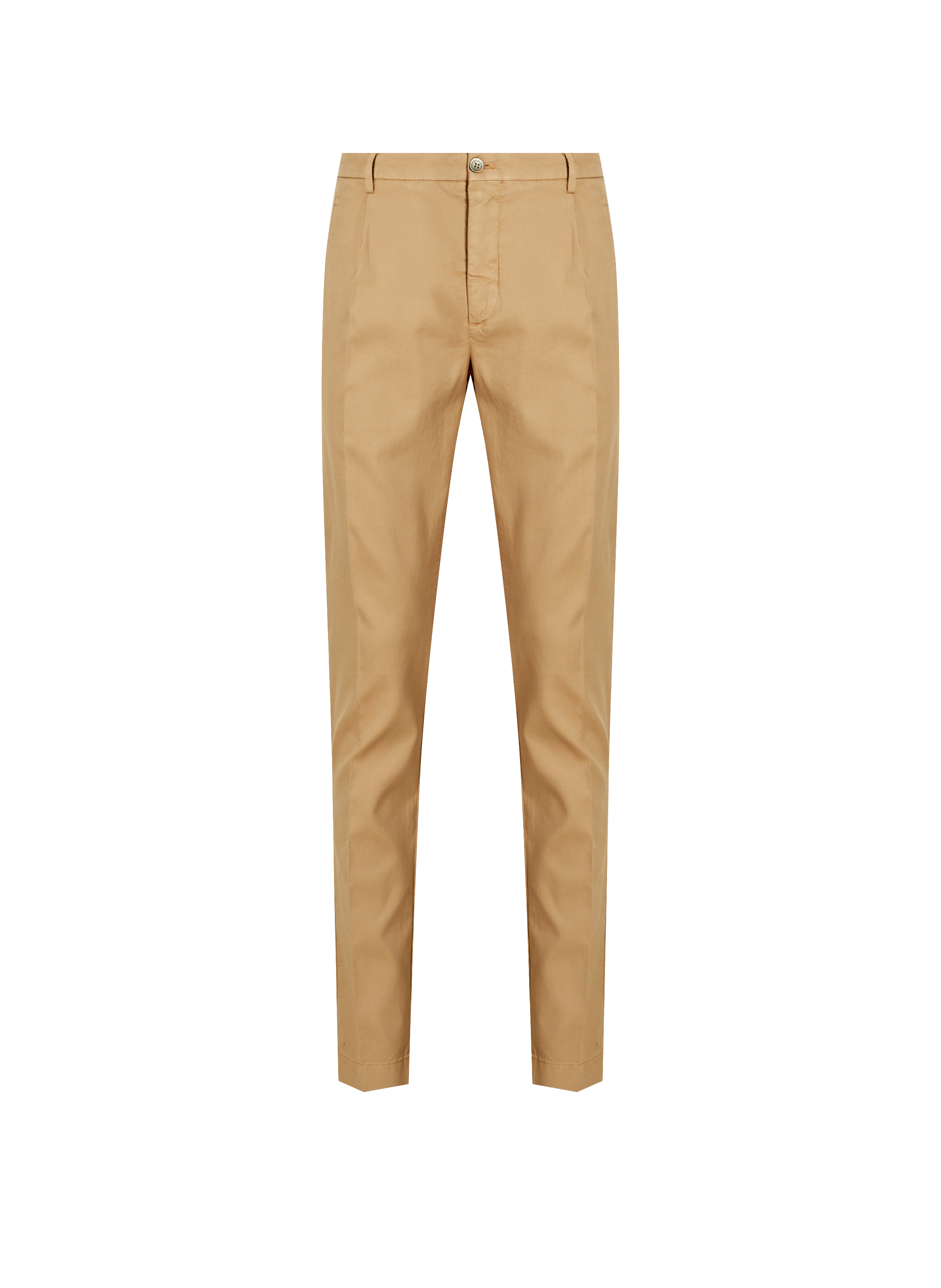 Pantalon chino en tricotine de coton HACKETT Beige