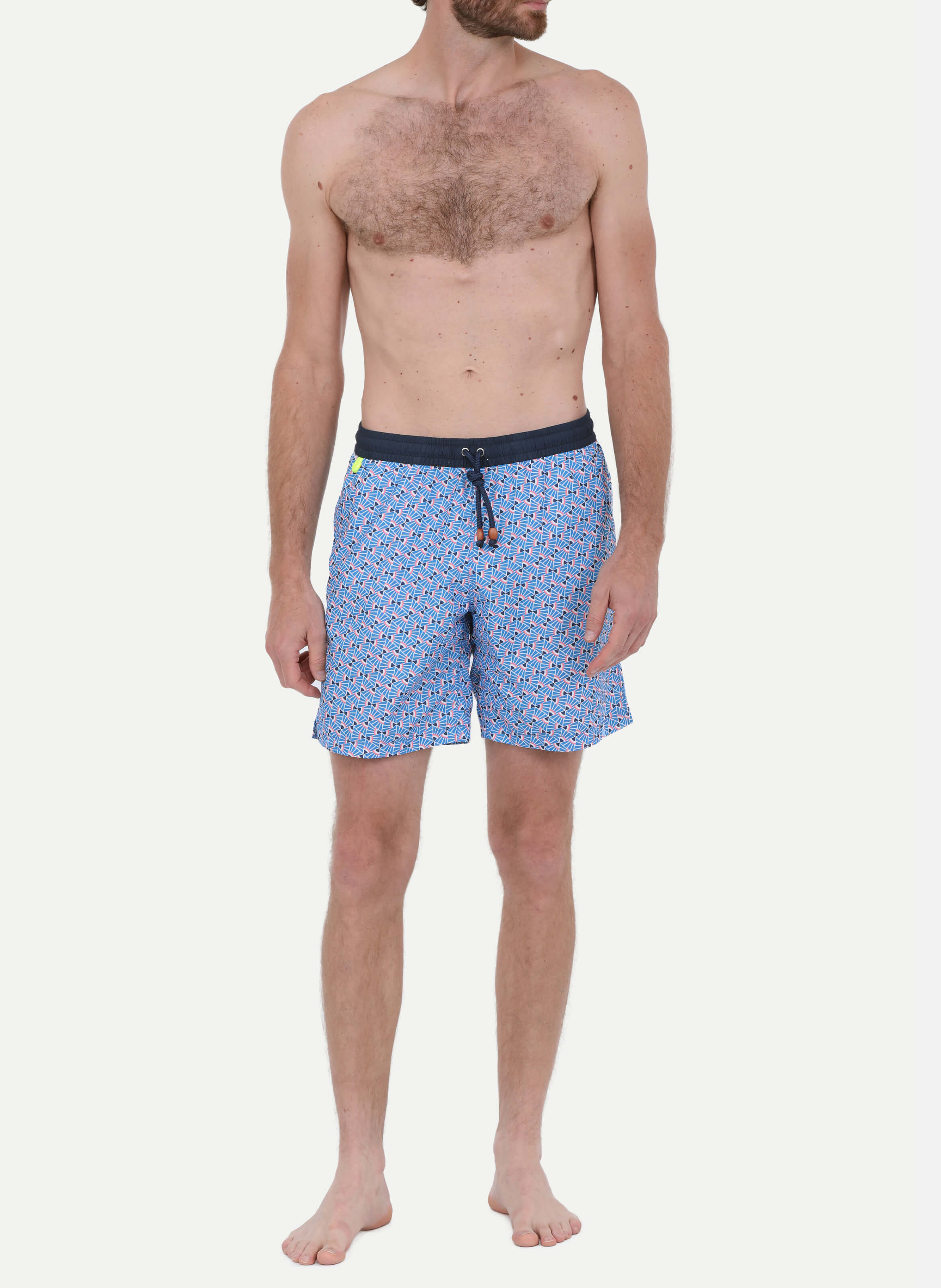 Short de bain  long   cali GILI'S Bleu