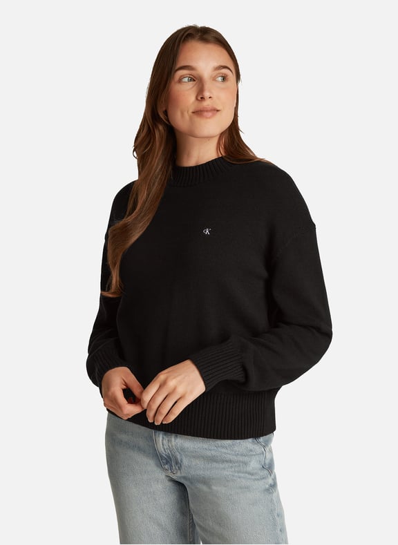Pull col rond Noir by CALVIN KLEIN CALVIN KLEIN Pull col rond Noir
