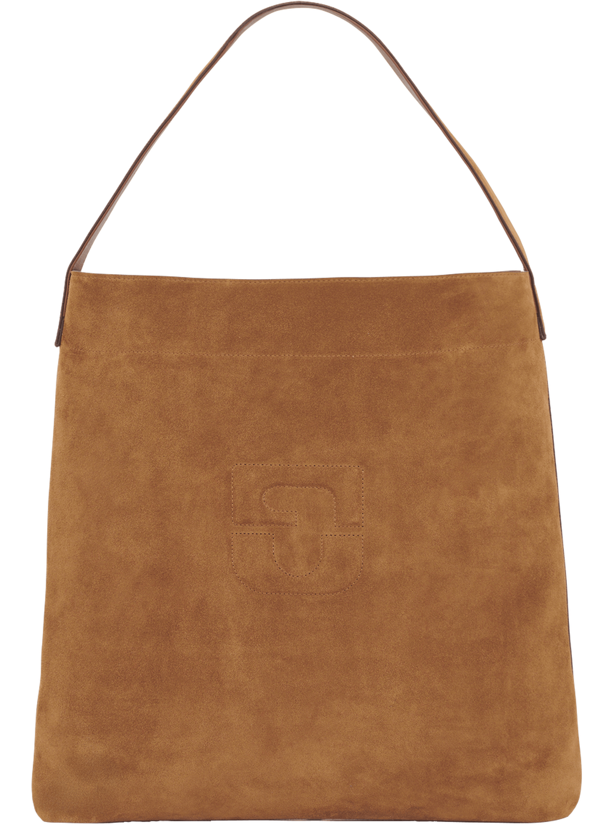 Sac en cuir velours - lady gd GERARD DAREL Marron