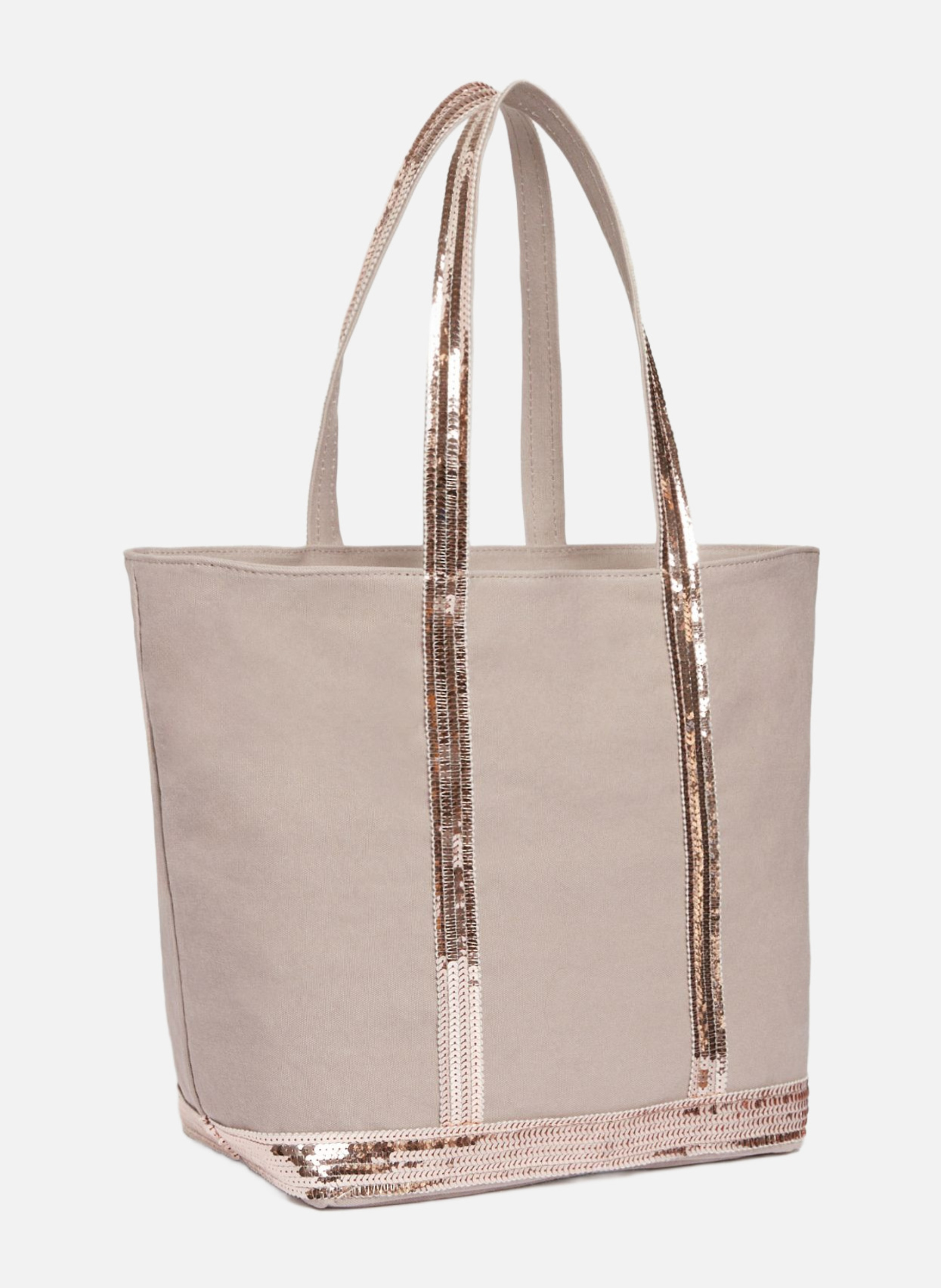 Cabas m zippé en toile VANESSA BRUNO Rose