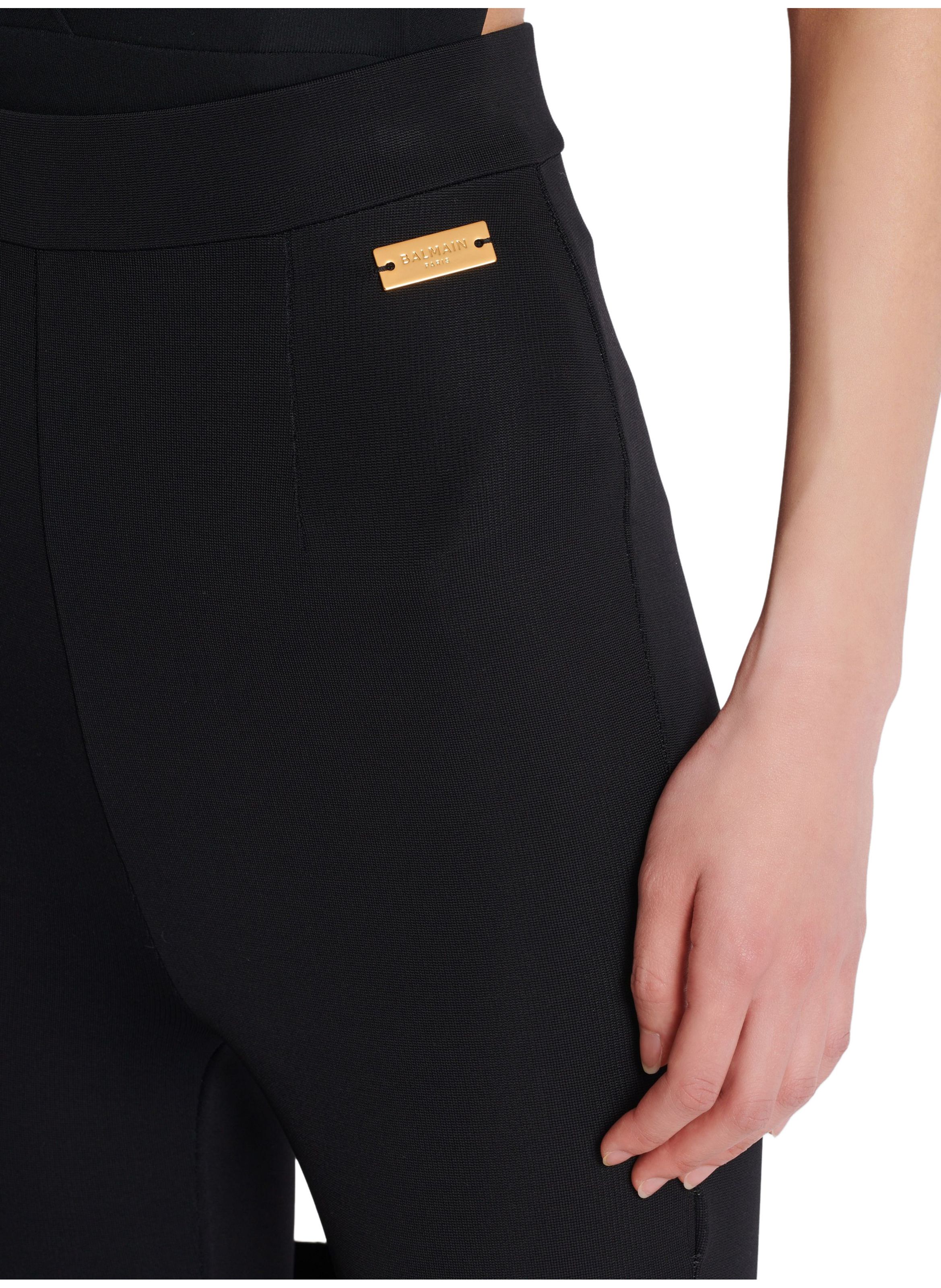 Legging en jersey façon fuseau BALMAIN Noir