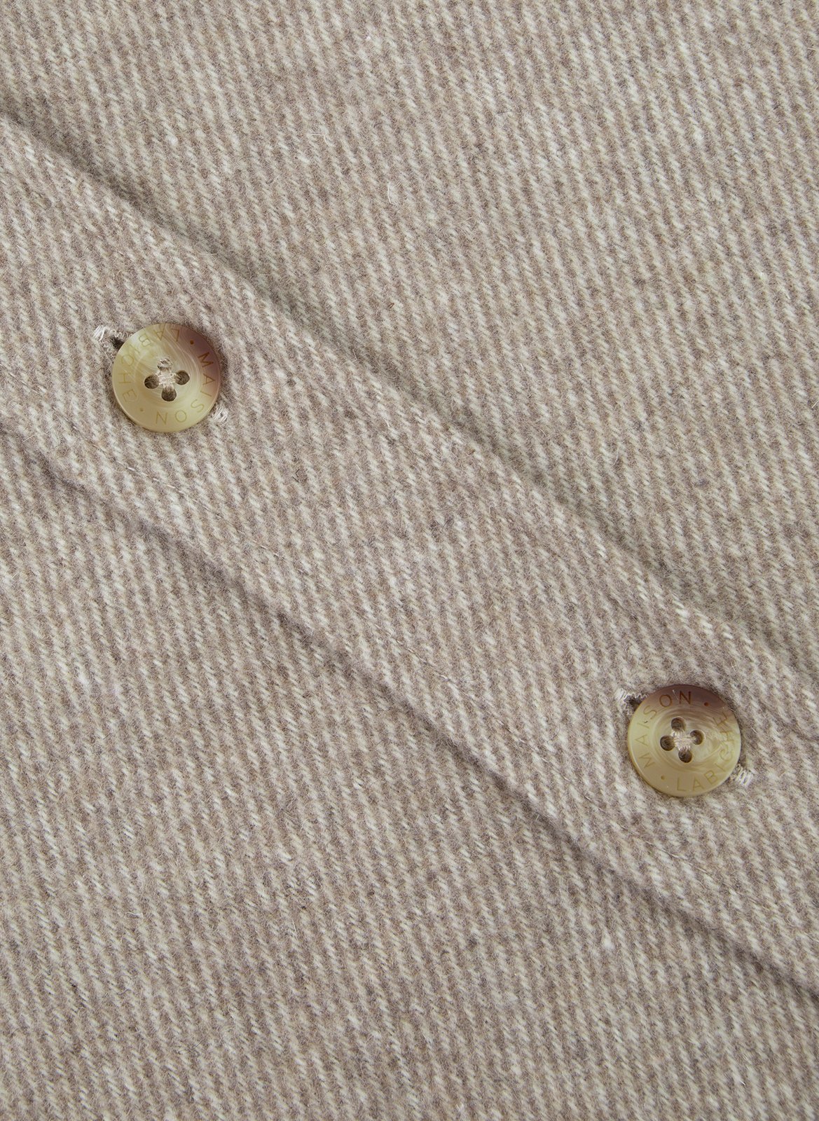 Monge Straight Overshirt MAISON LABICHE Green