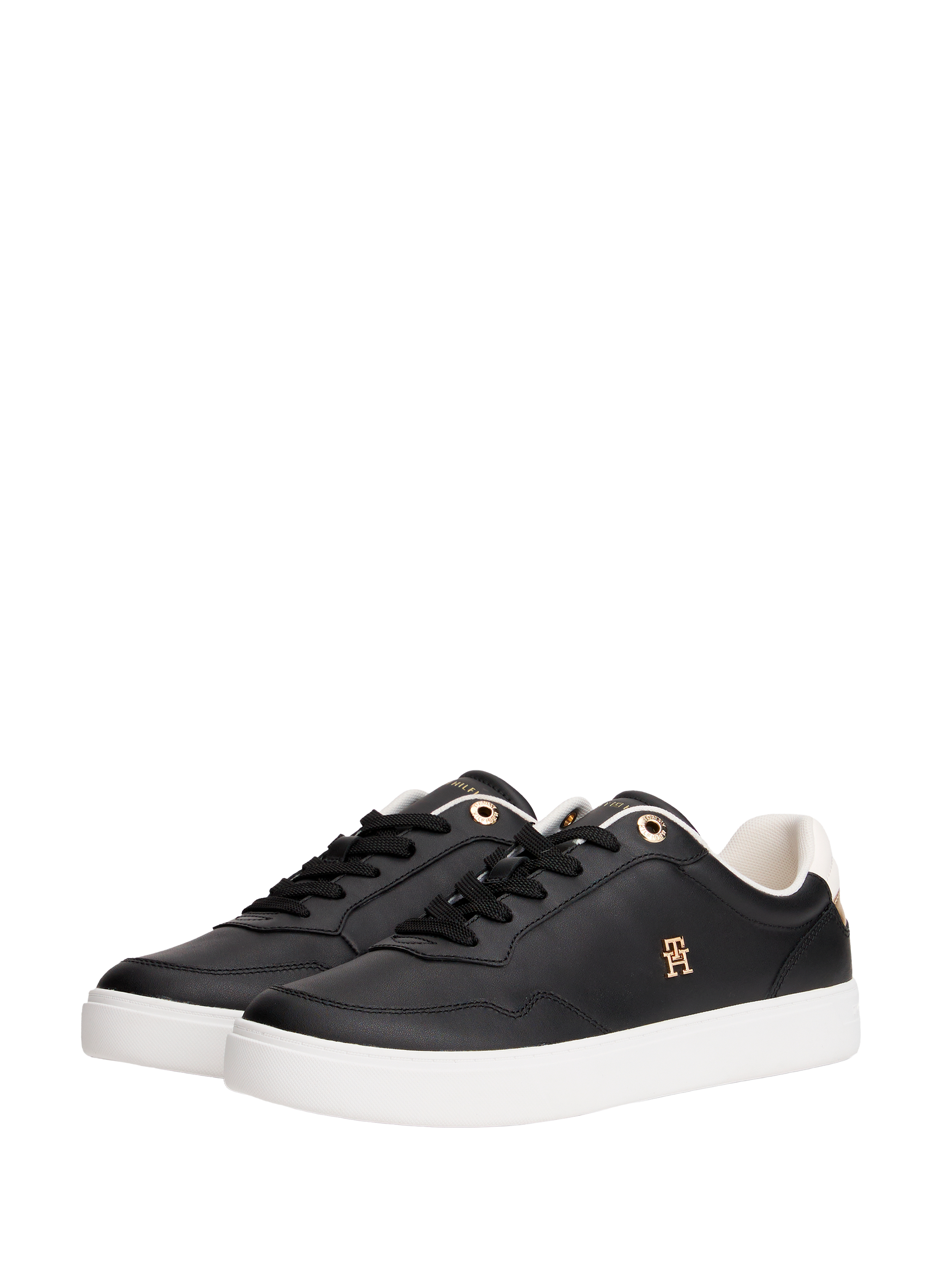 Baskets en cuir TOMMY HILFIGER Noir