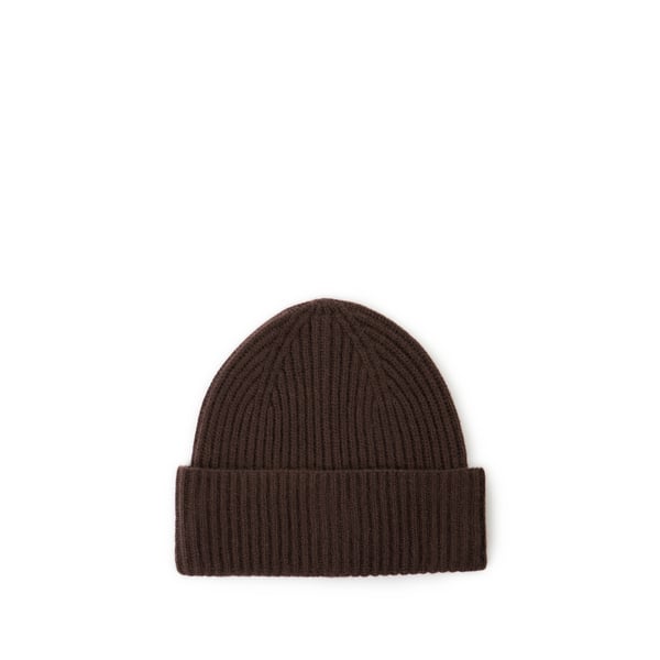 Bonnet côtelé en cachemire Bonnet côtelé en cachemire