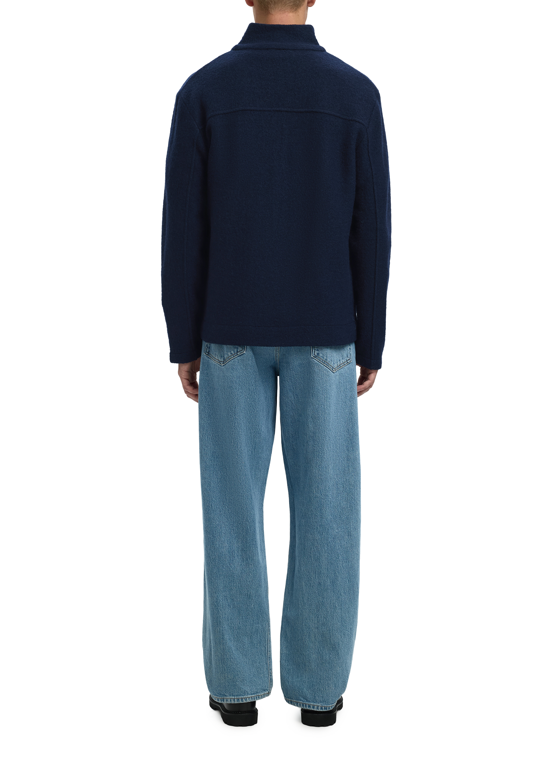 Double-breasted blazer SELECTED Blue