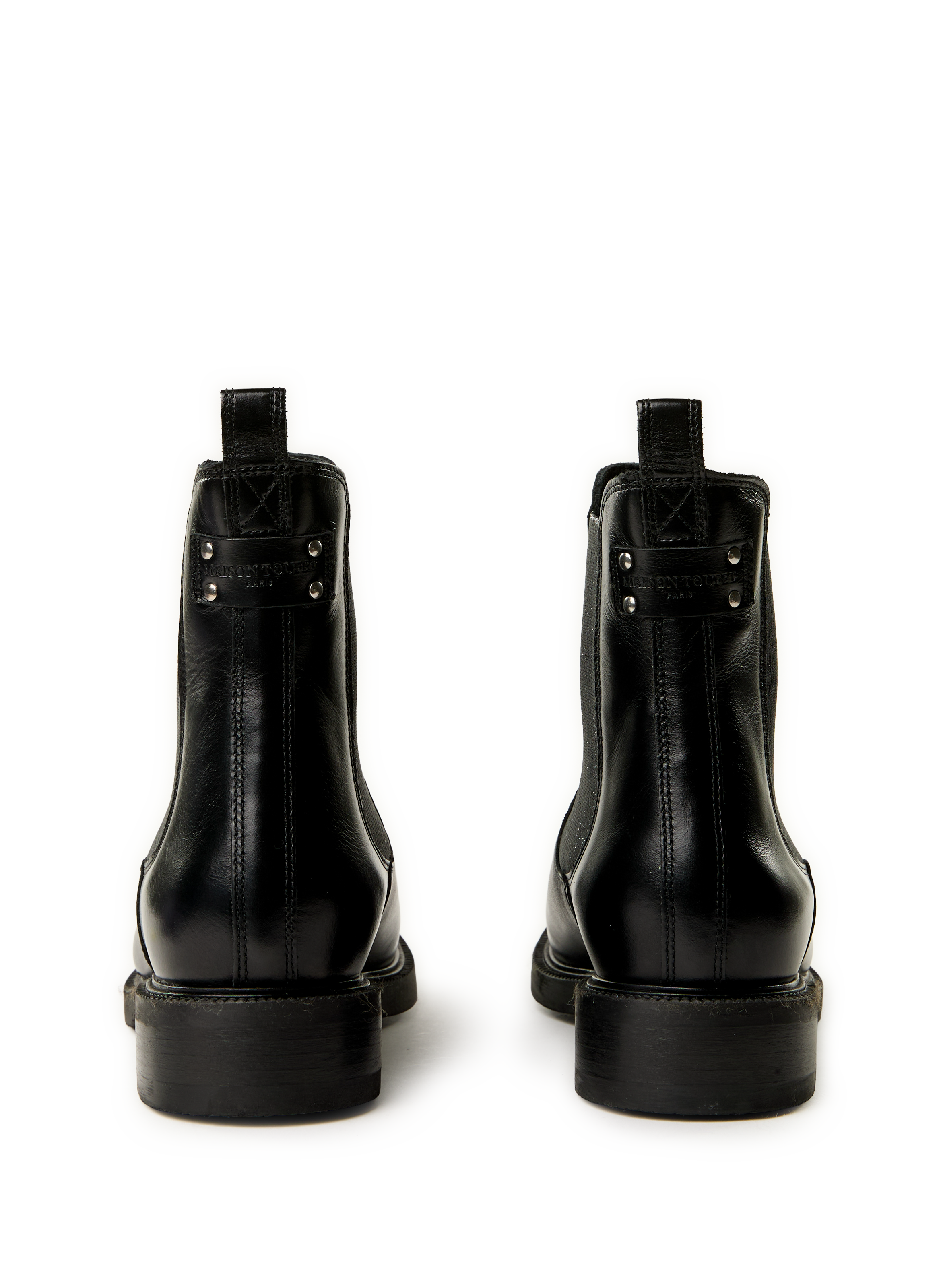 Bottines Maxines en cuir MAISON TOUFET Noir