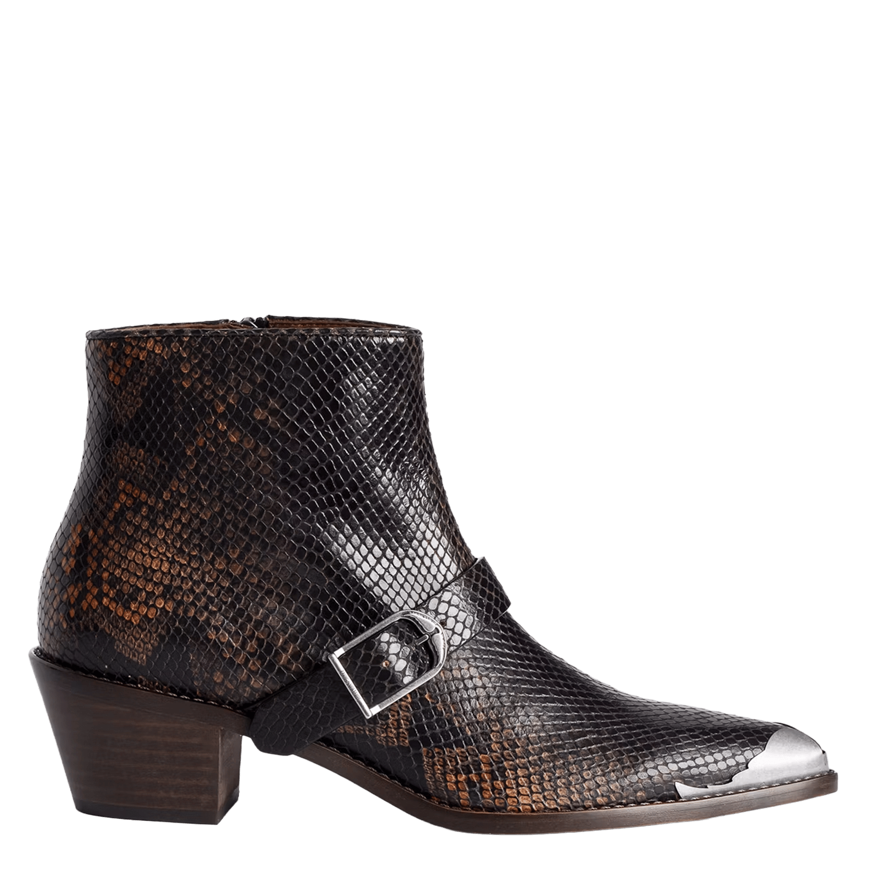 Bottines pointues en cuir tylow ZADIG&VOLTAIRE Orange
