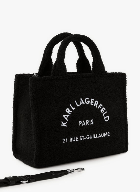 Sac à main brodé | Noir by KARL LAGERFELD Sac à main brodé Noir