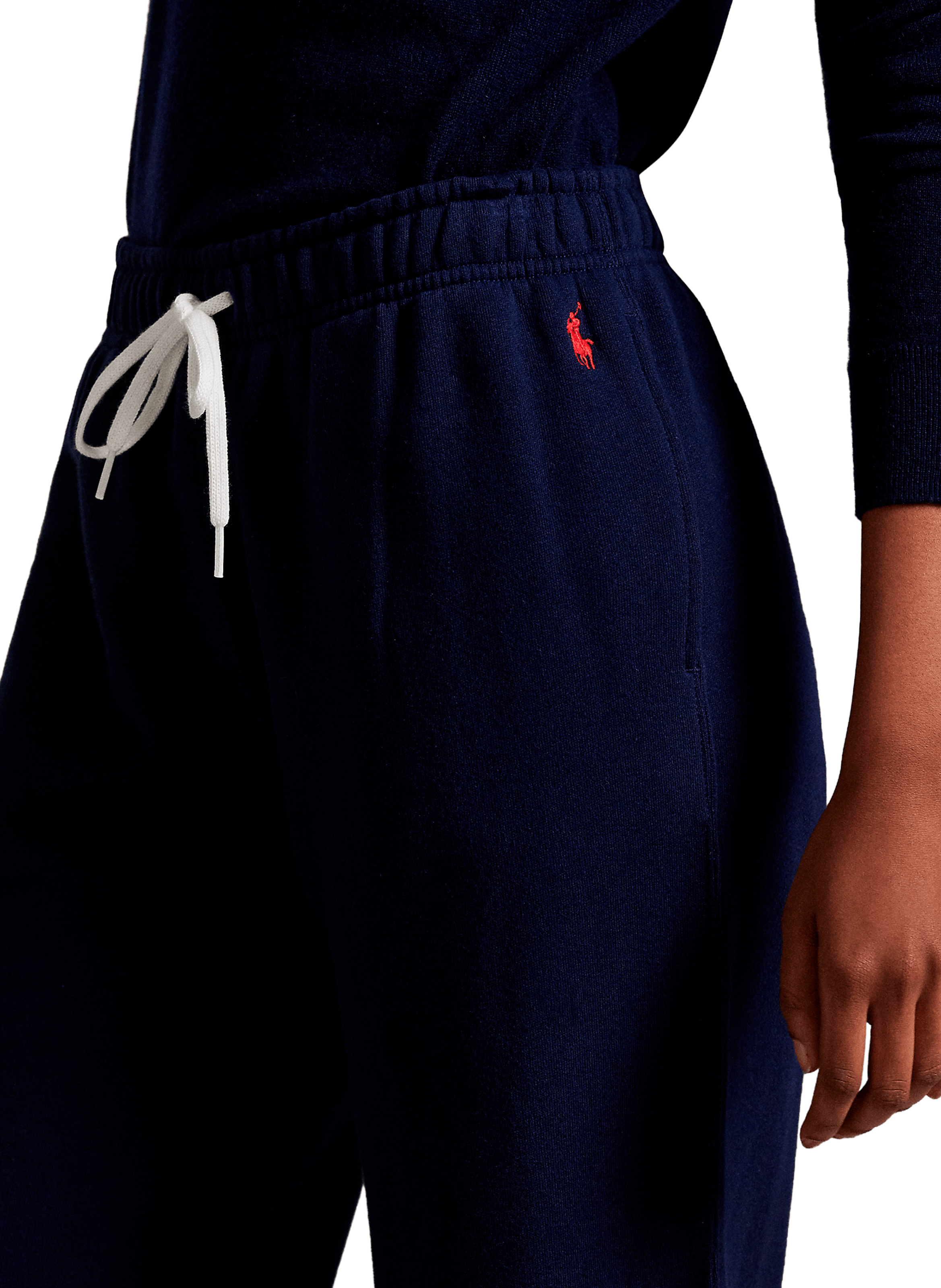 Straight sweatpants in blended cotton POLO RALPH LAUREN Blue