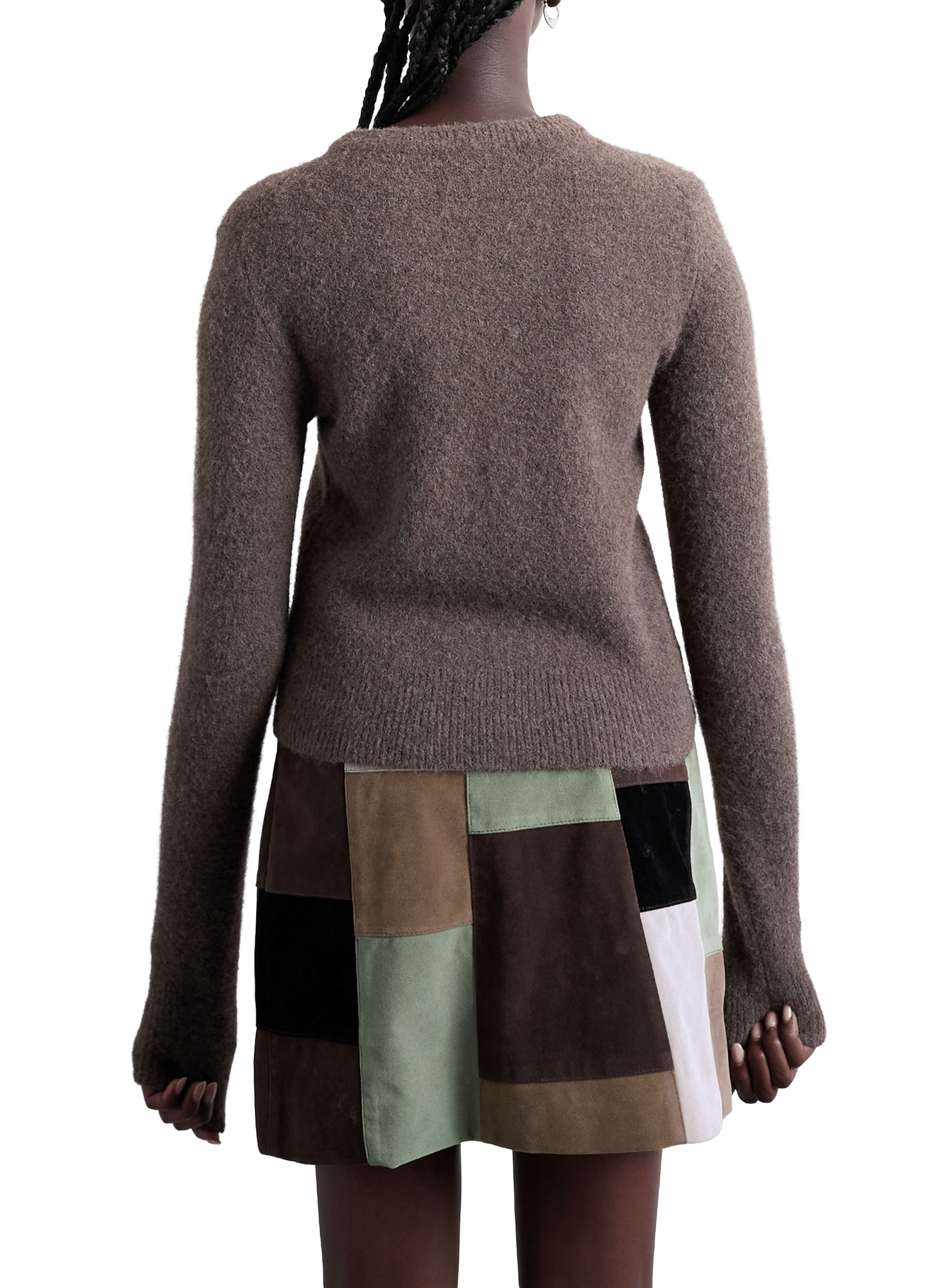 Cardigan en maille  TOPSHOP Marron