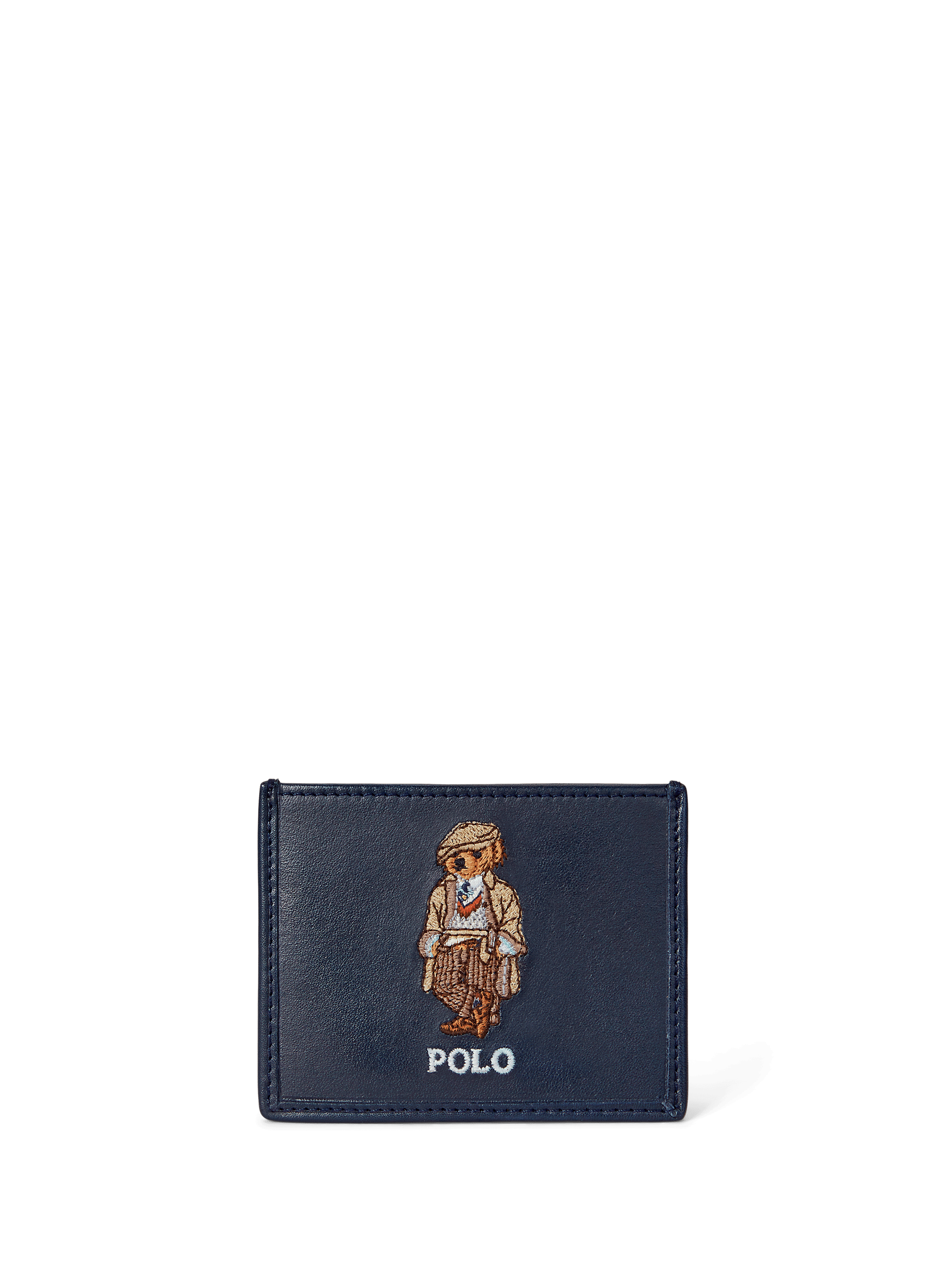 POLO RALPH LAUREN  Leather card holder Blue