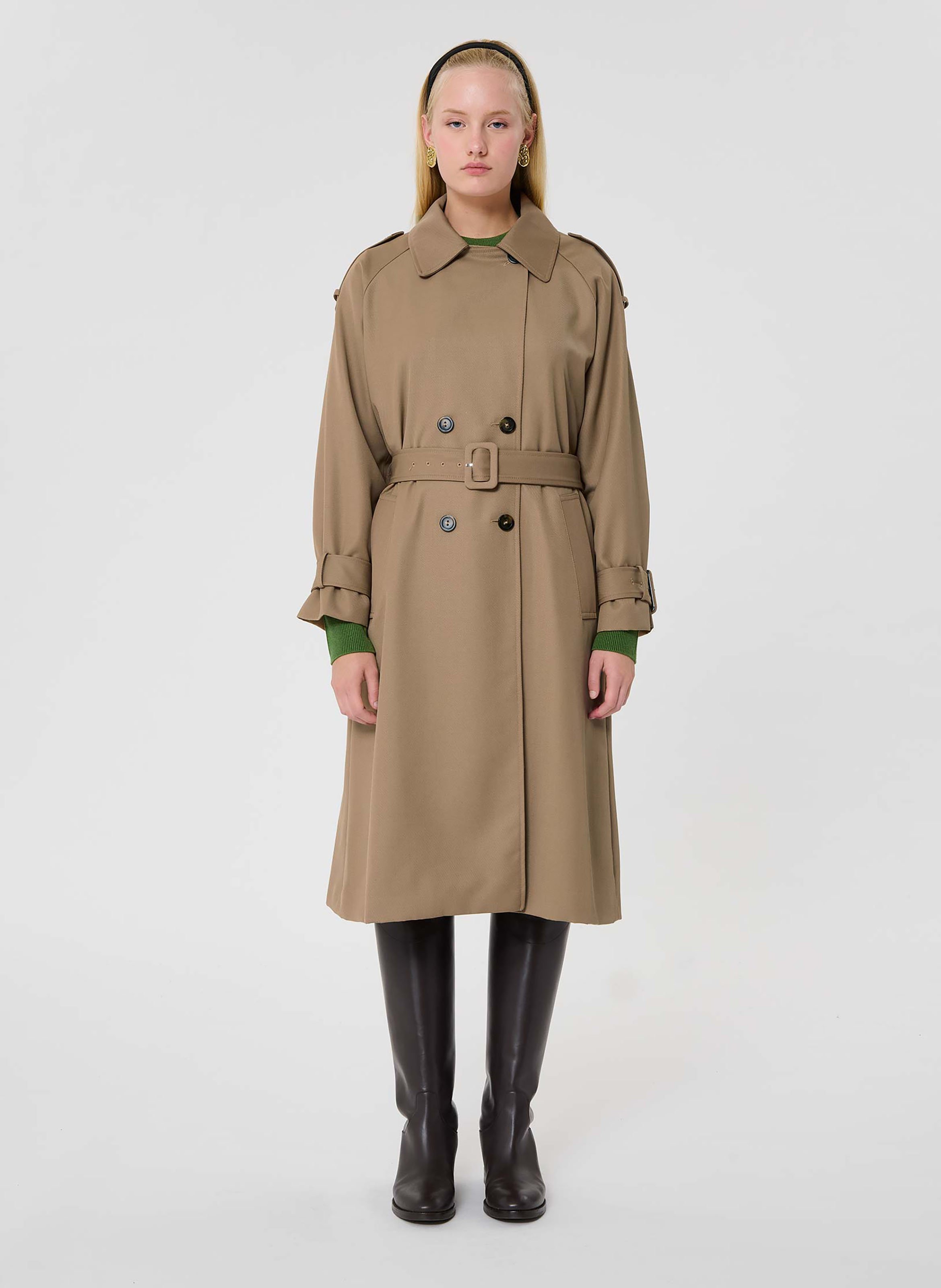 Trench-coat ivan Marron