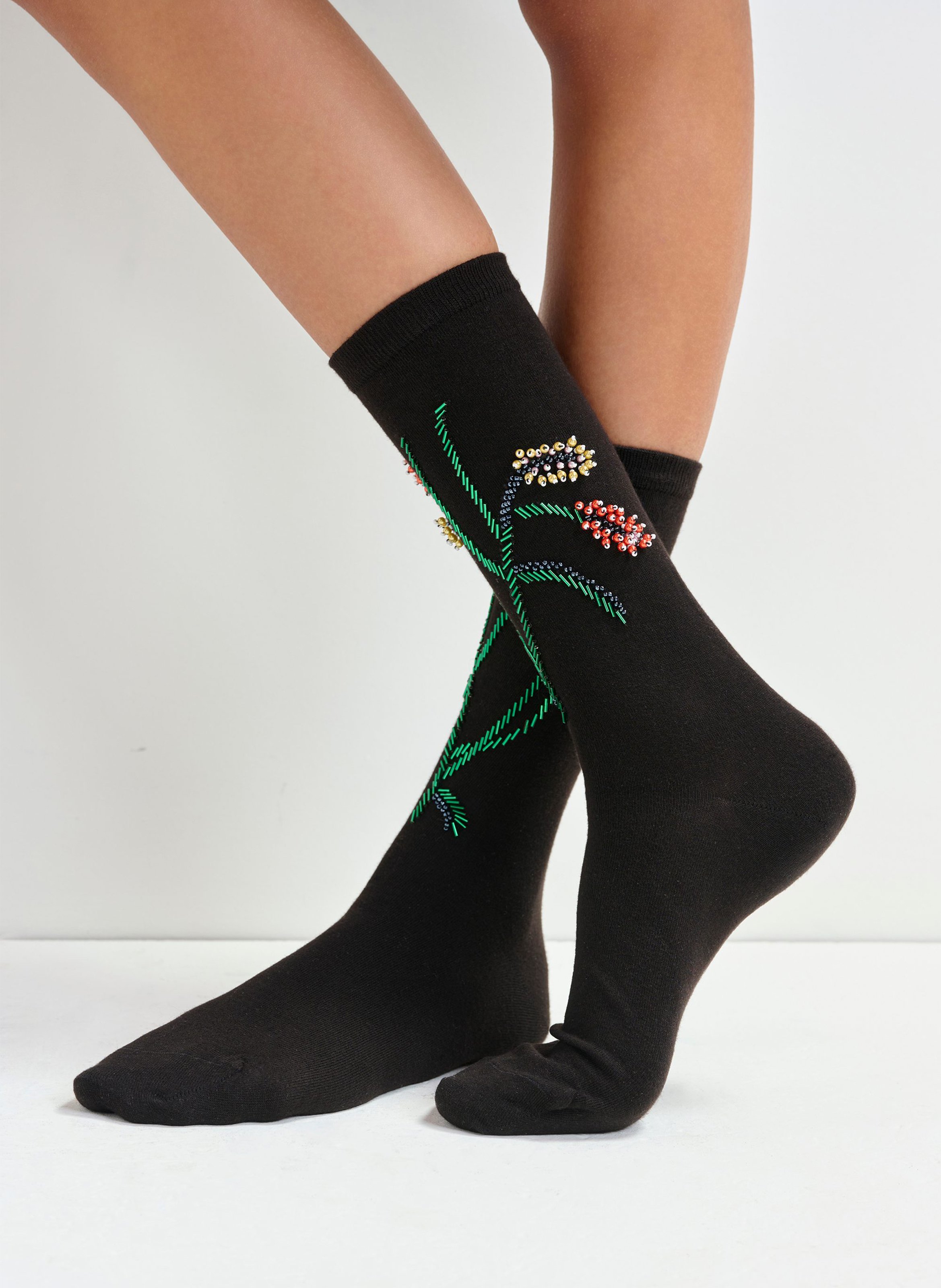 Chaussettes en coton mélangé jinto ESSENTIEL ANTWERP Noir