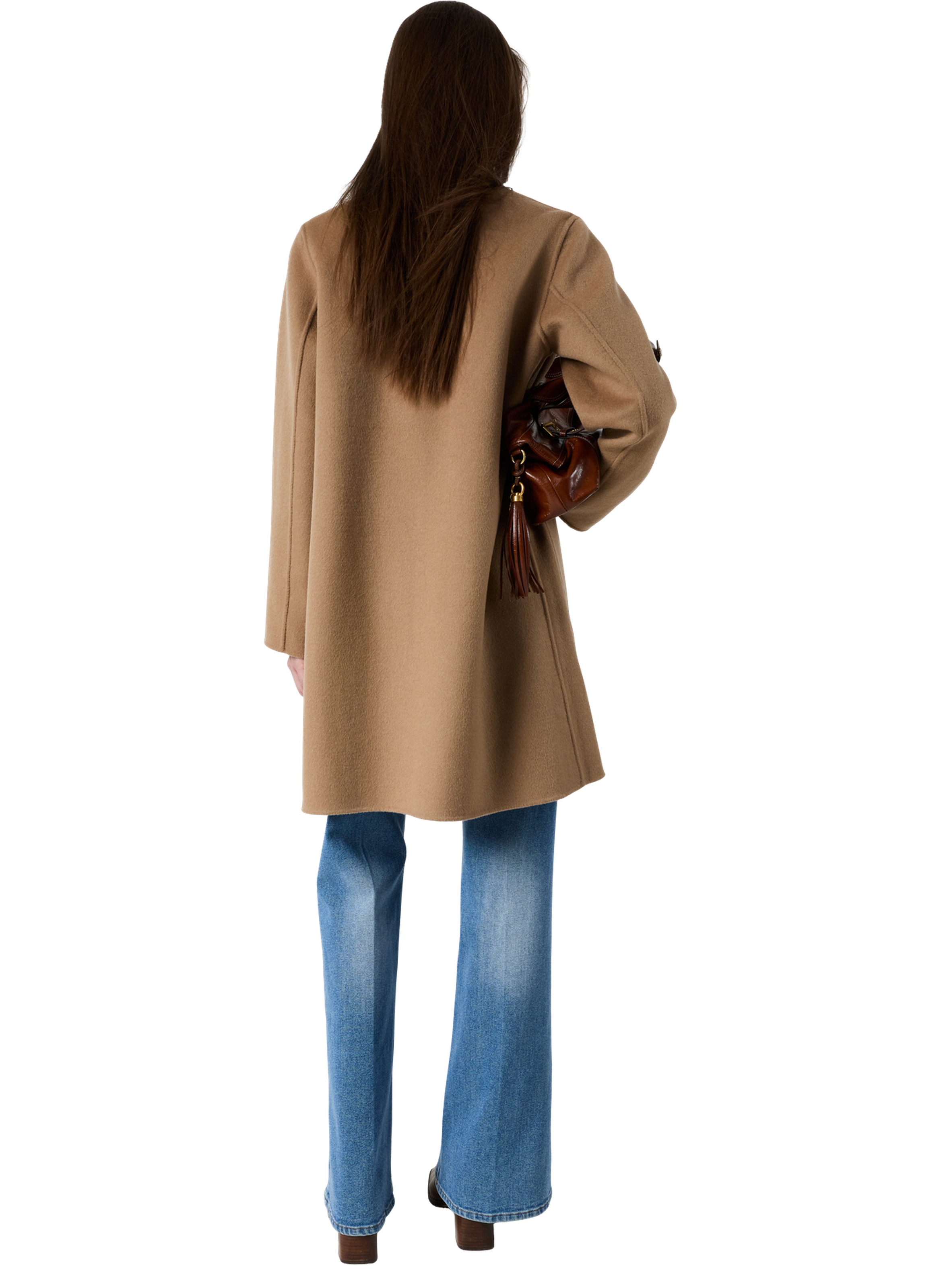 Manteau réversible en laine fine - precilia GERARD DAREL Rose