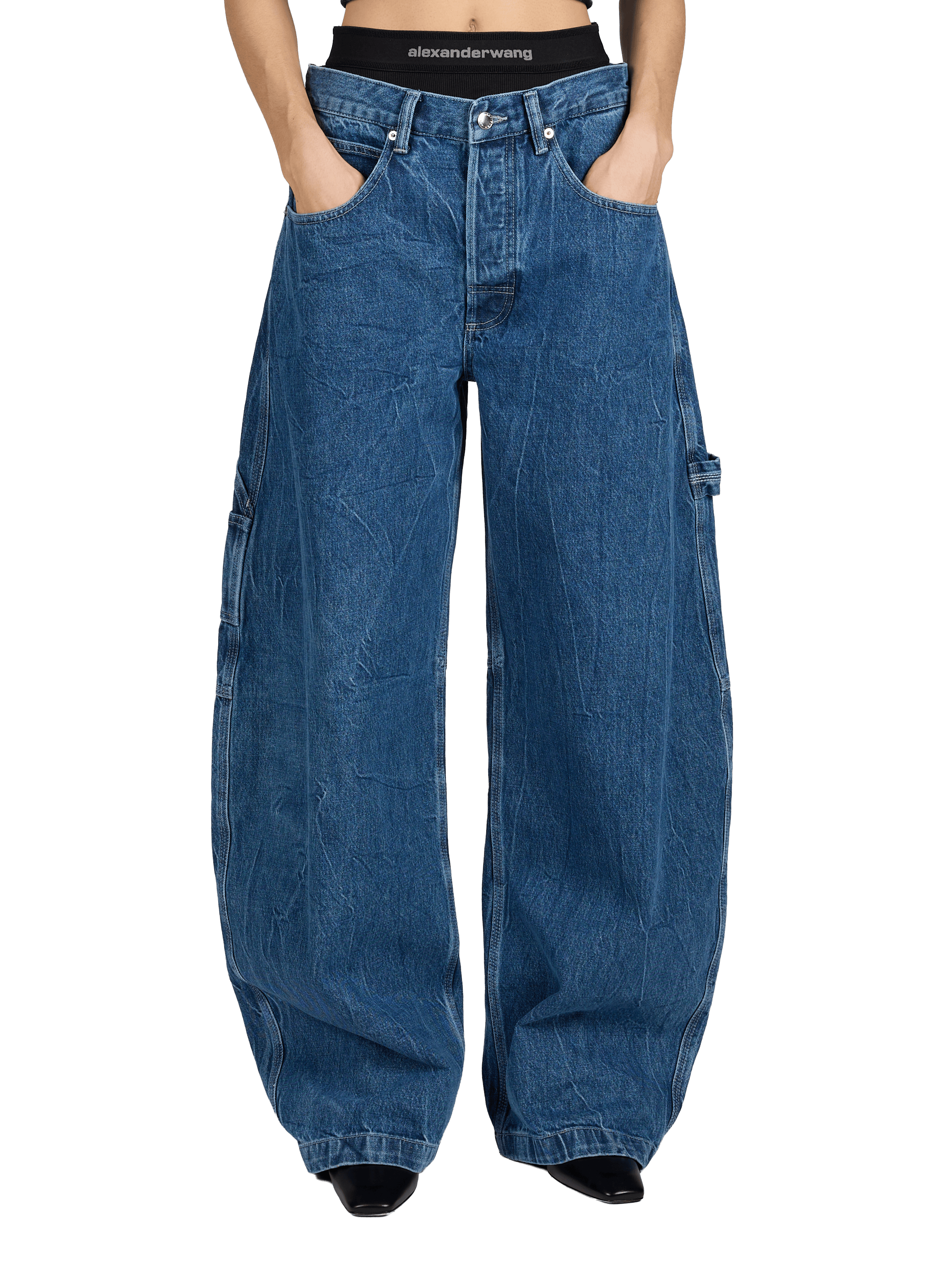 Cargo avec boxer amovible ALEXANDER WANG Bleu