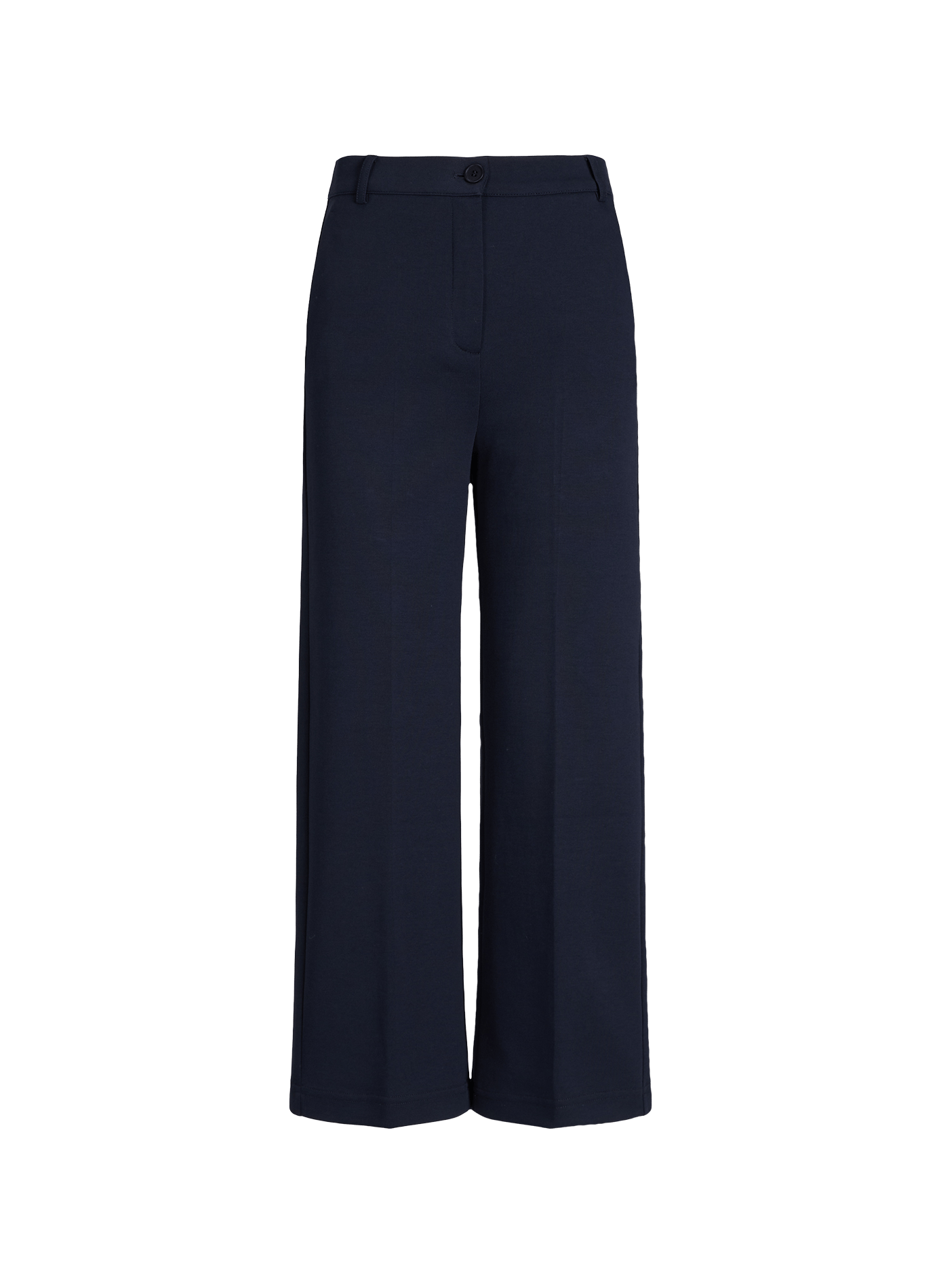 Straight leg Abano pants in blended cotton jersey MAX MARA WEEK END Blue