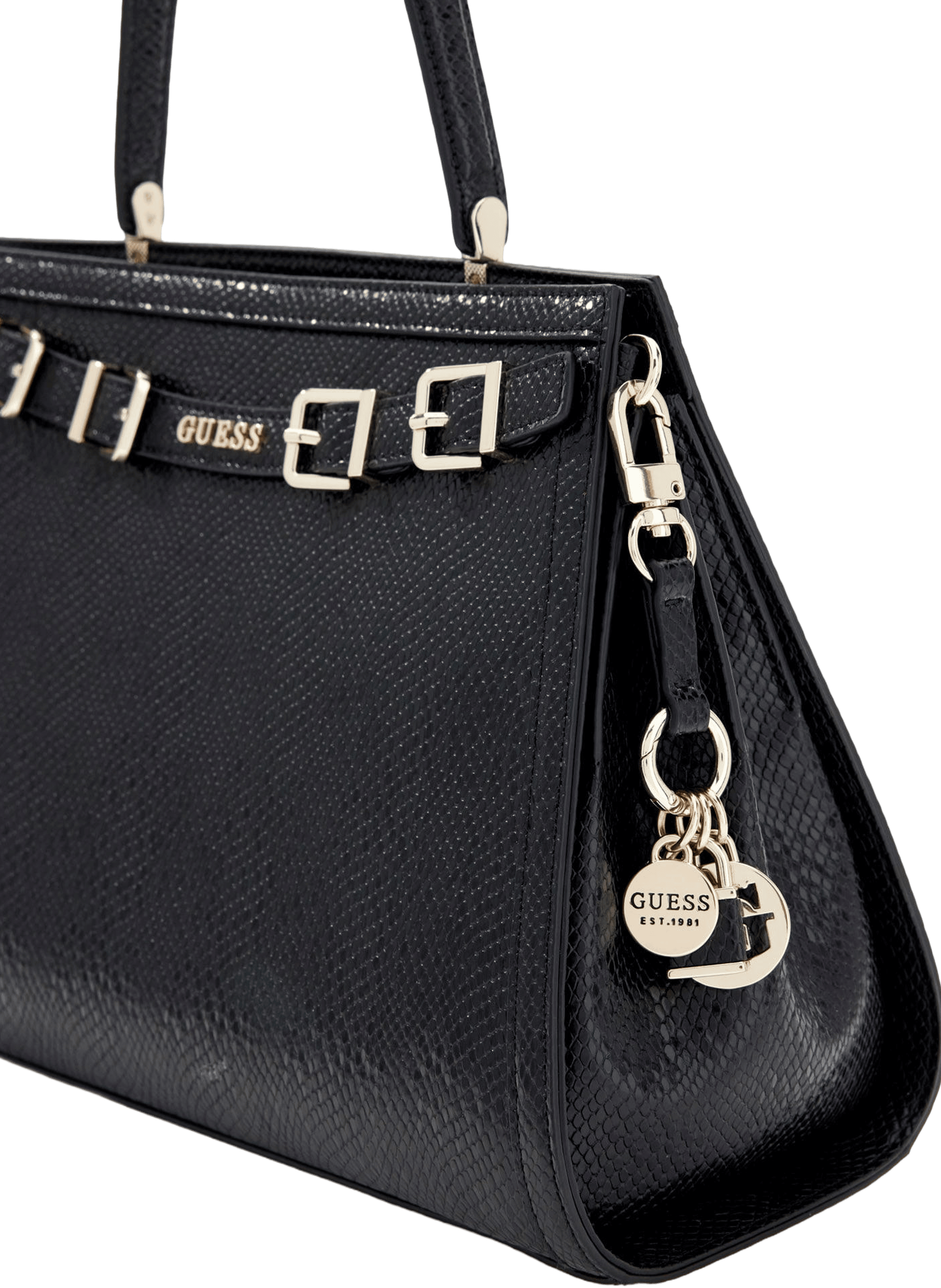 Borsa a tracolla Dovie con tracolla rimovibile GUESS Nero