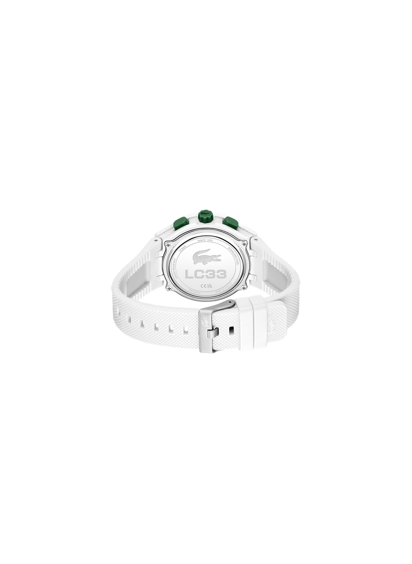 Montre quartz LC33 en silicone LACOSTE MONTRES Blanc