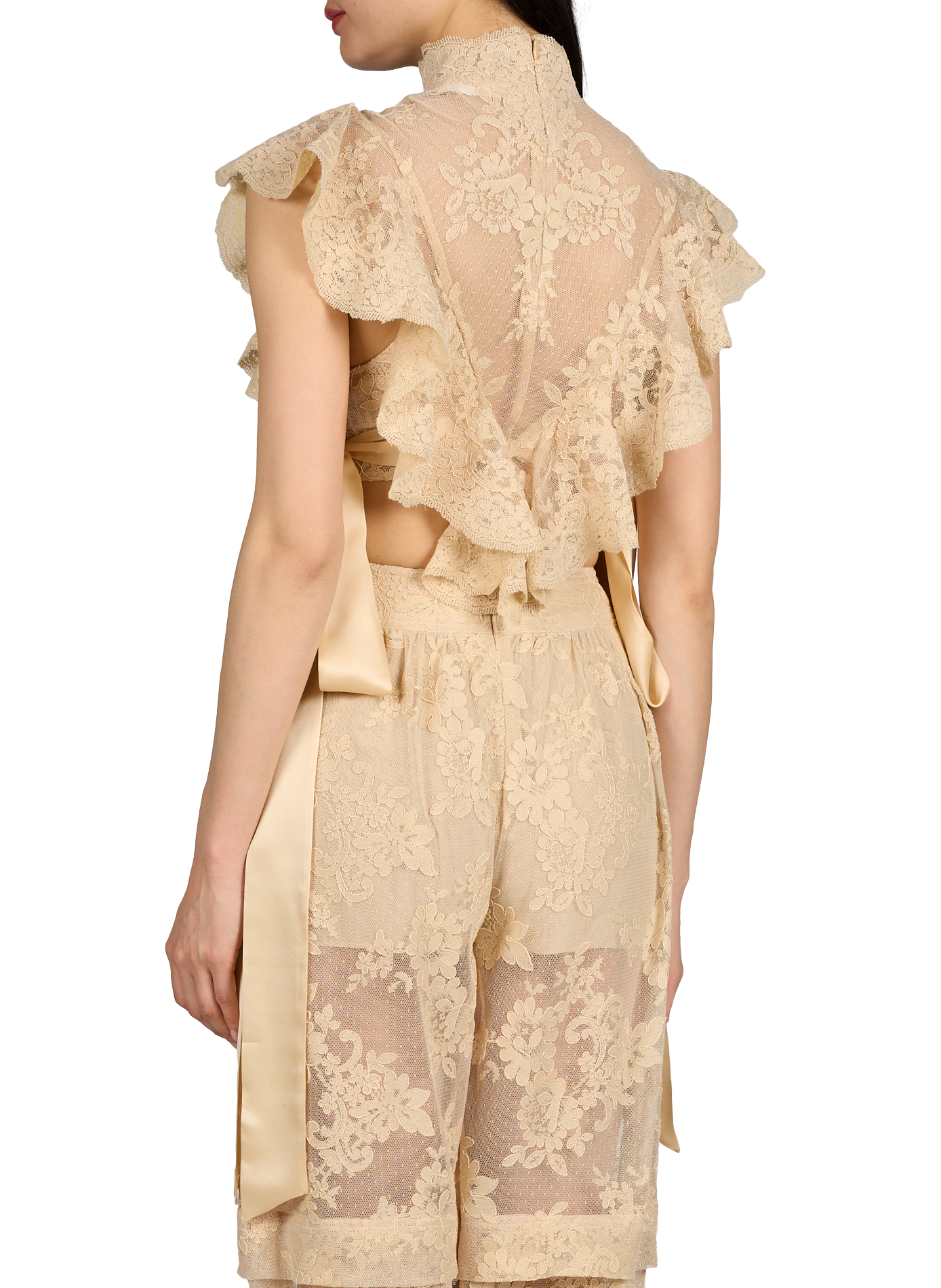 Corsage en dentelle Luna ZIMMERMANN Blanc