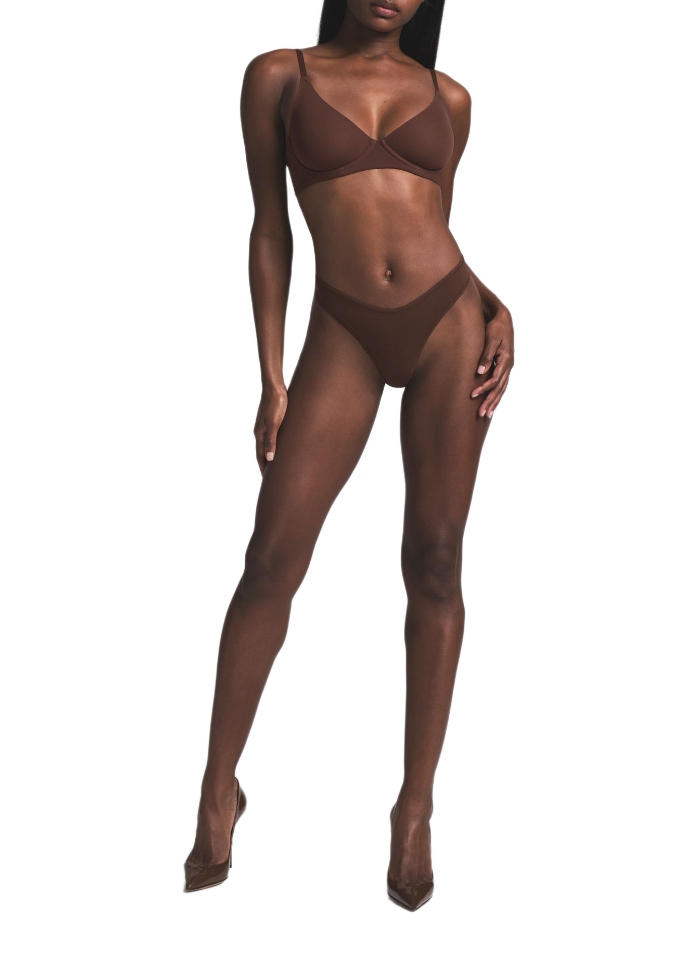 Plain bra  SKIMS Brown