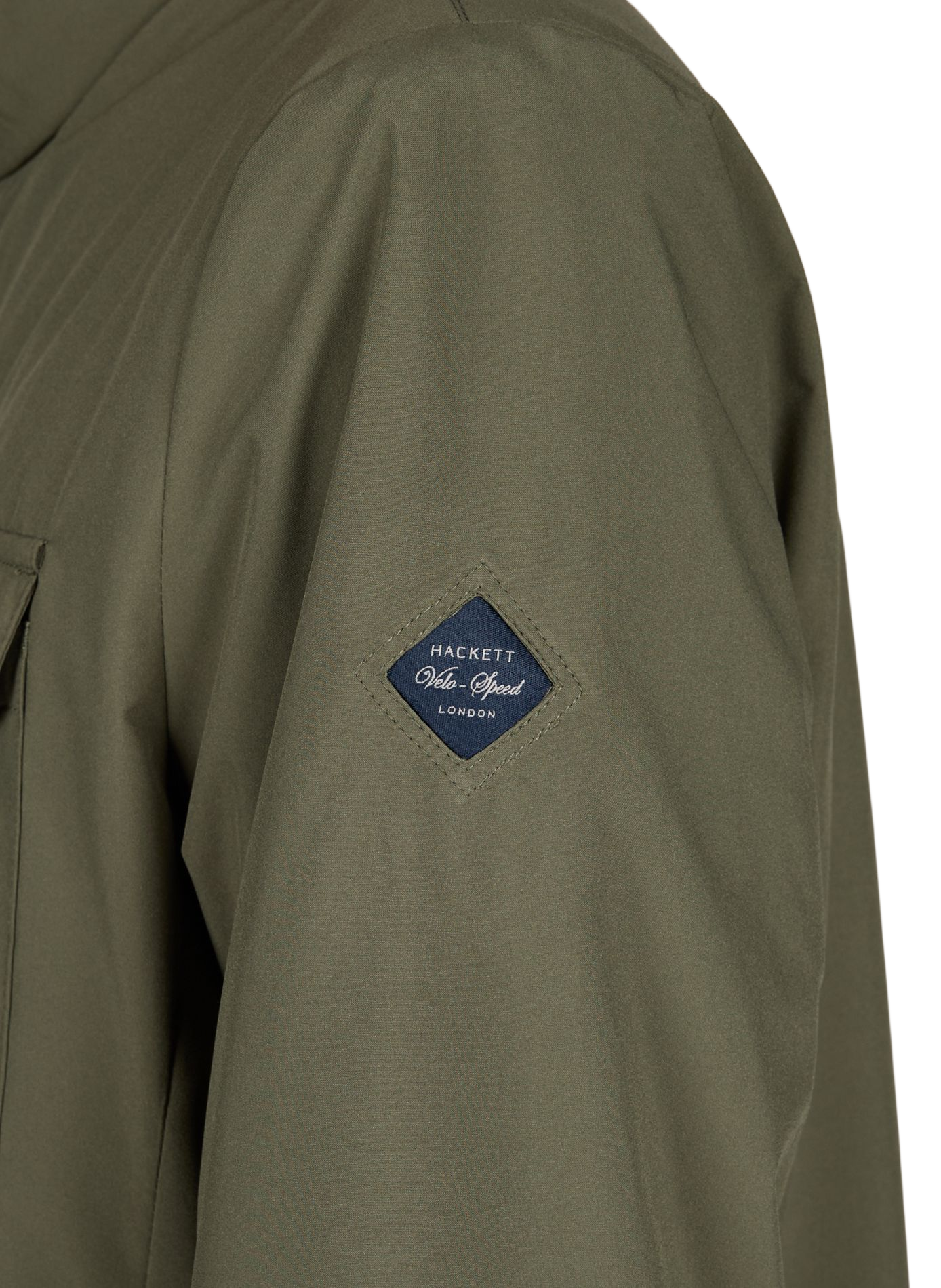 Light jacket with high collar HACKETT Green