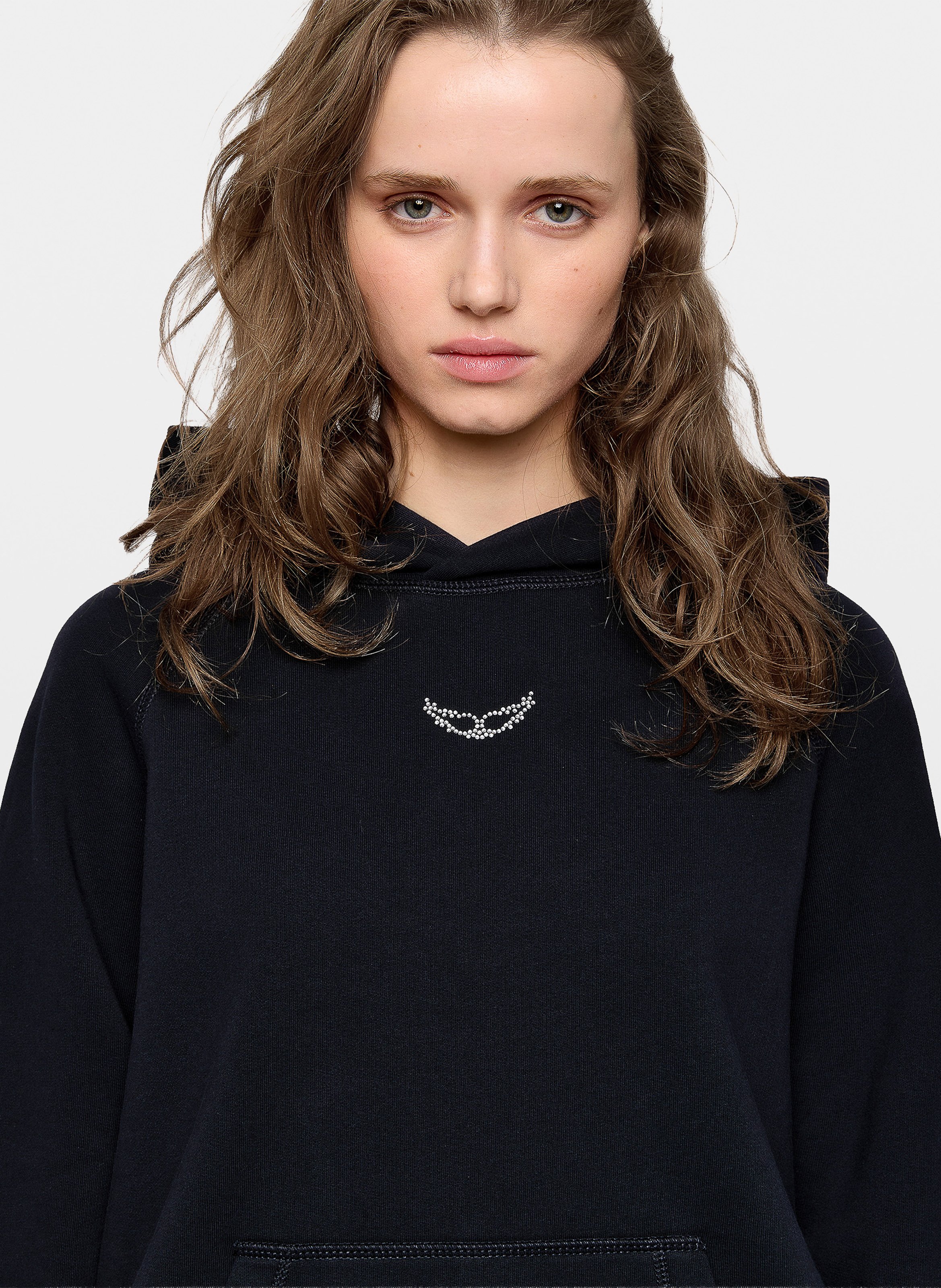 Sweat col rond en coton bio georgy ZADIG&VOLTAIRE Bleu