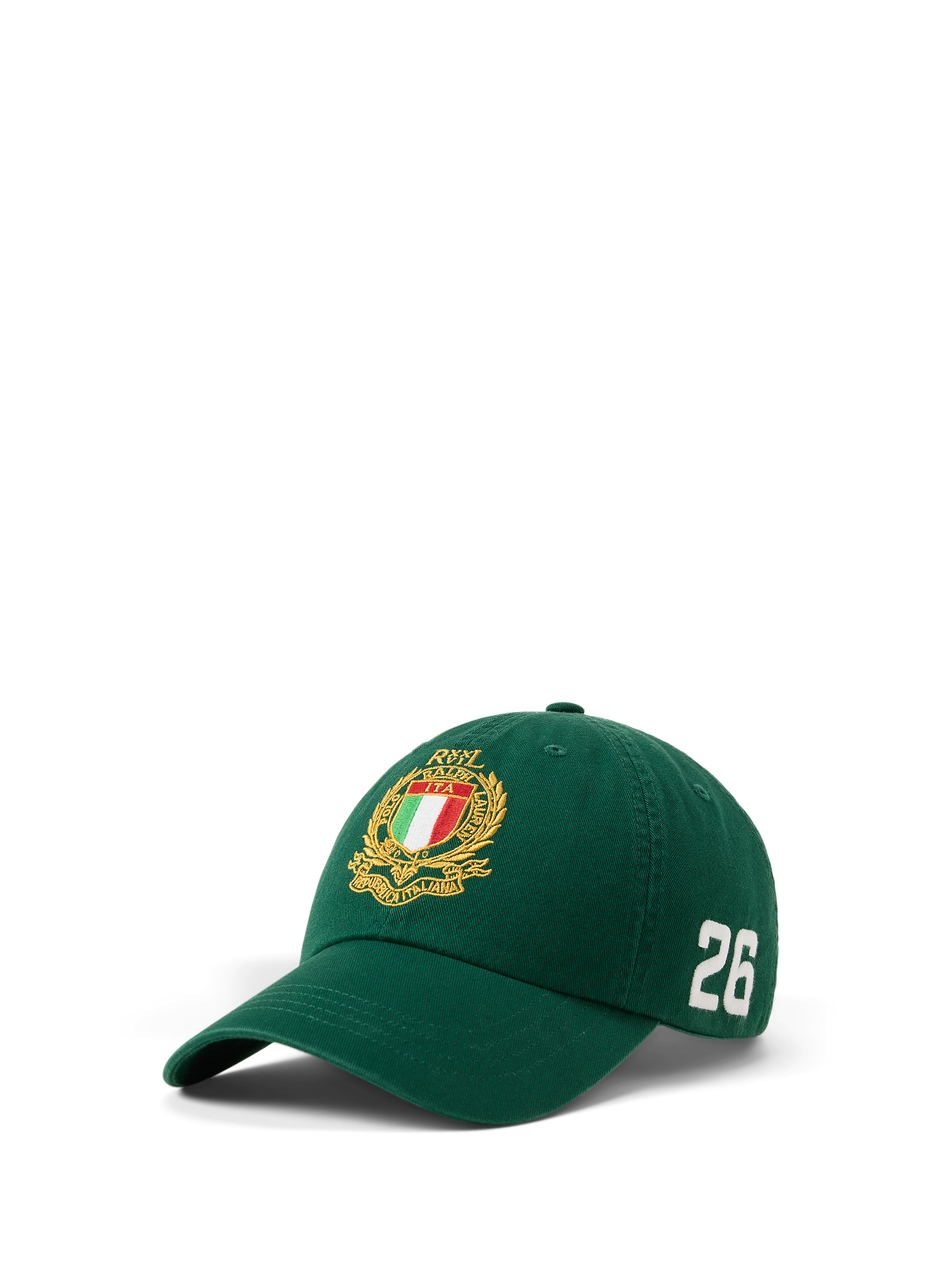 Cotton baseball cap with embroidered logo  POLO RALPH LAUREN Green
