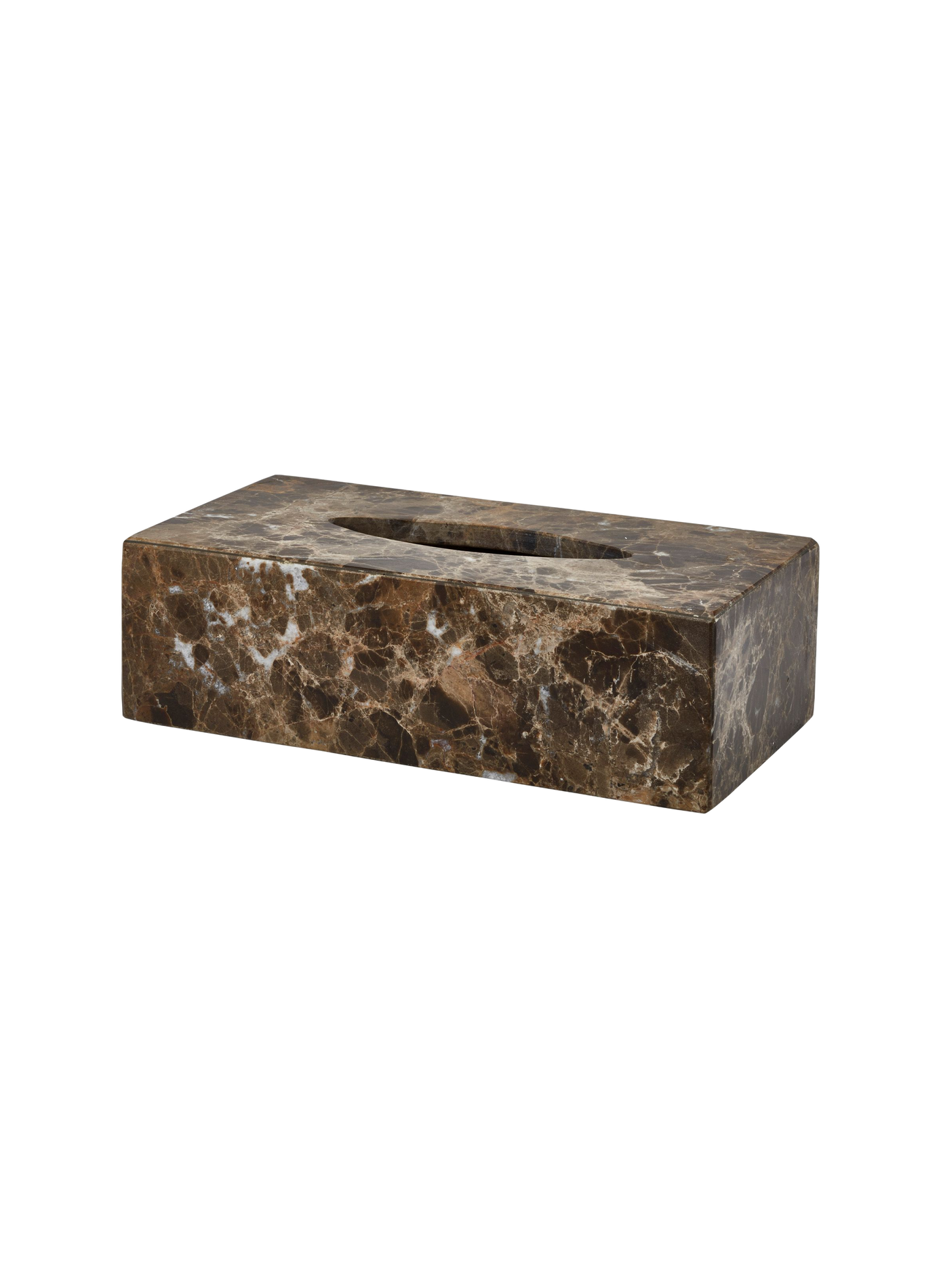 Marble tissue box for the Hammam AQUANOVA Brown