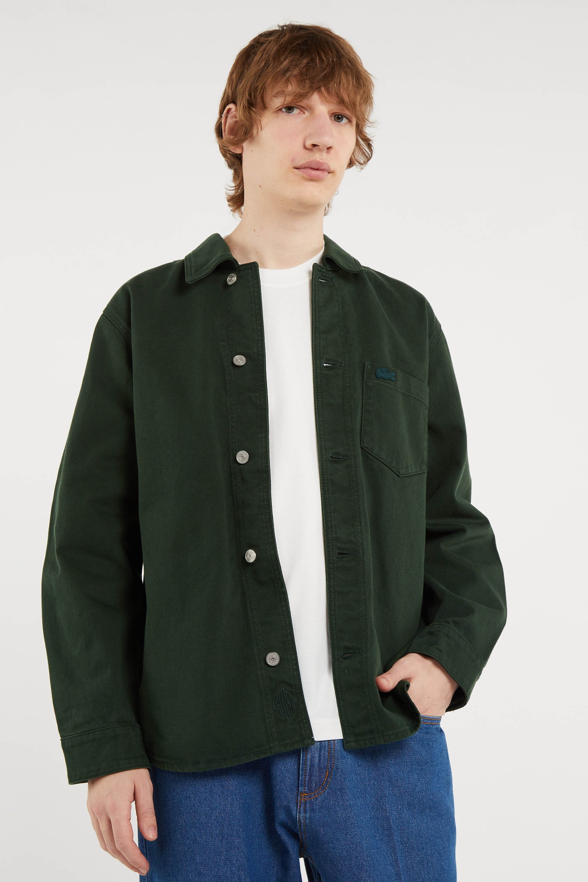 Surchemise chemise casual manches lo | Vert LACOSTE Homme