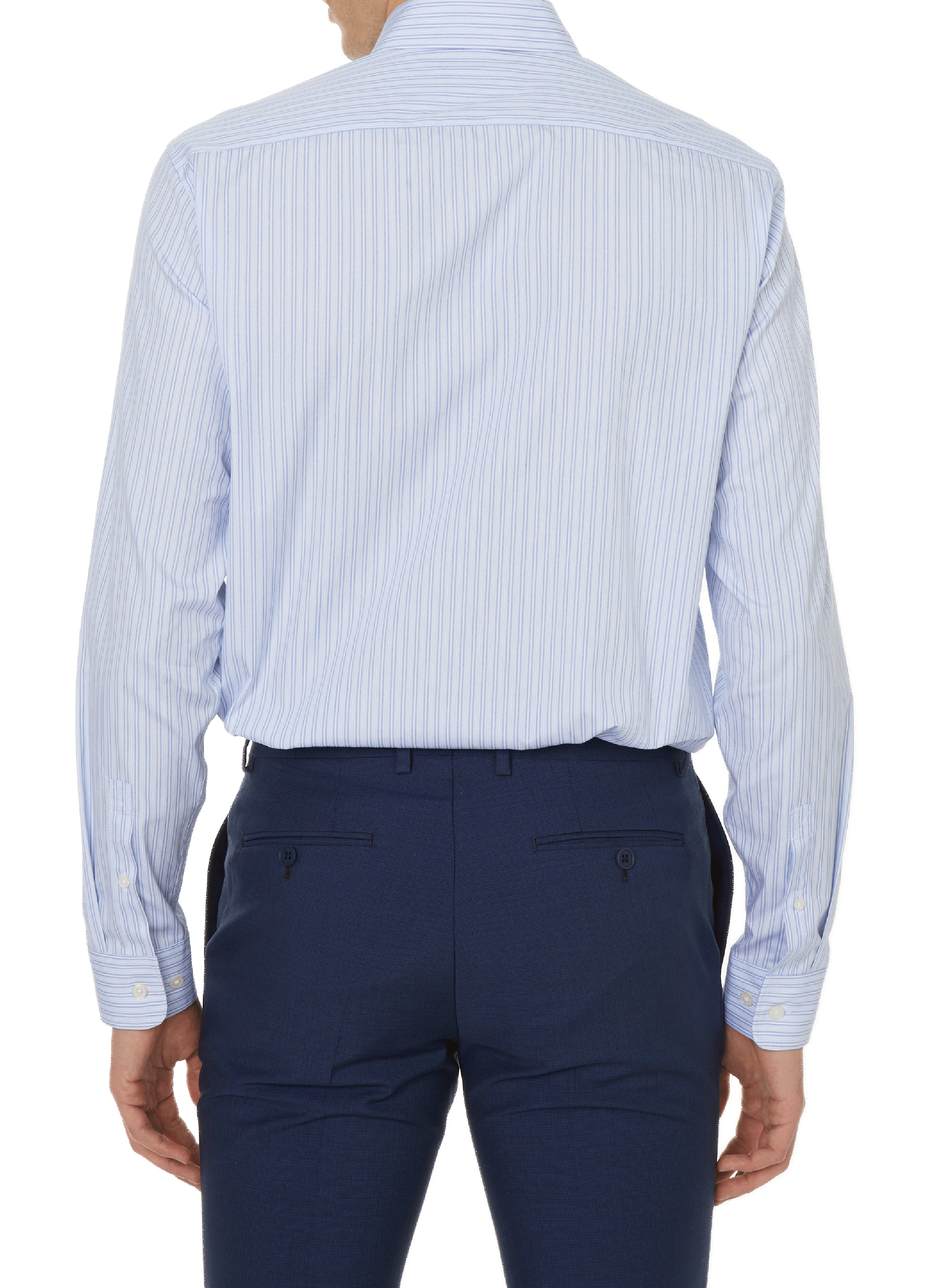 Chemise rayée en coton   SAISON 1865 Bleu