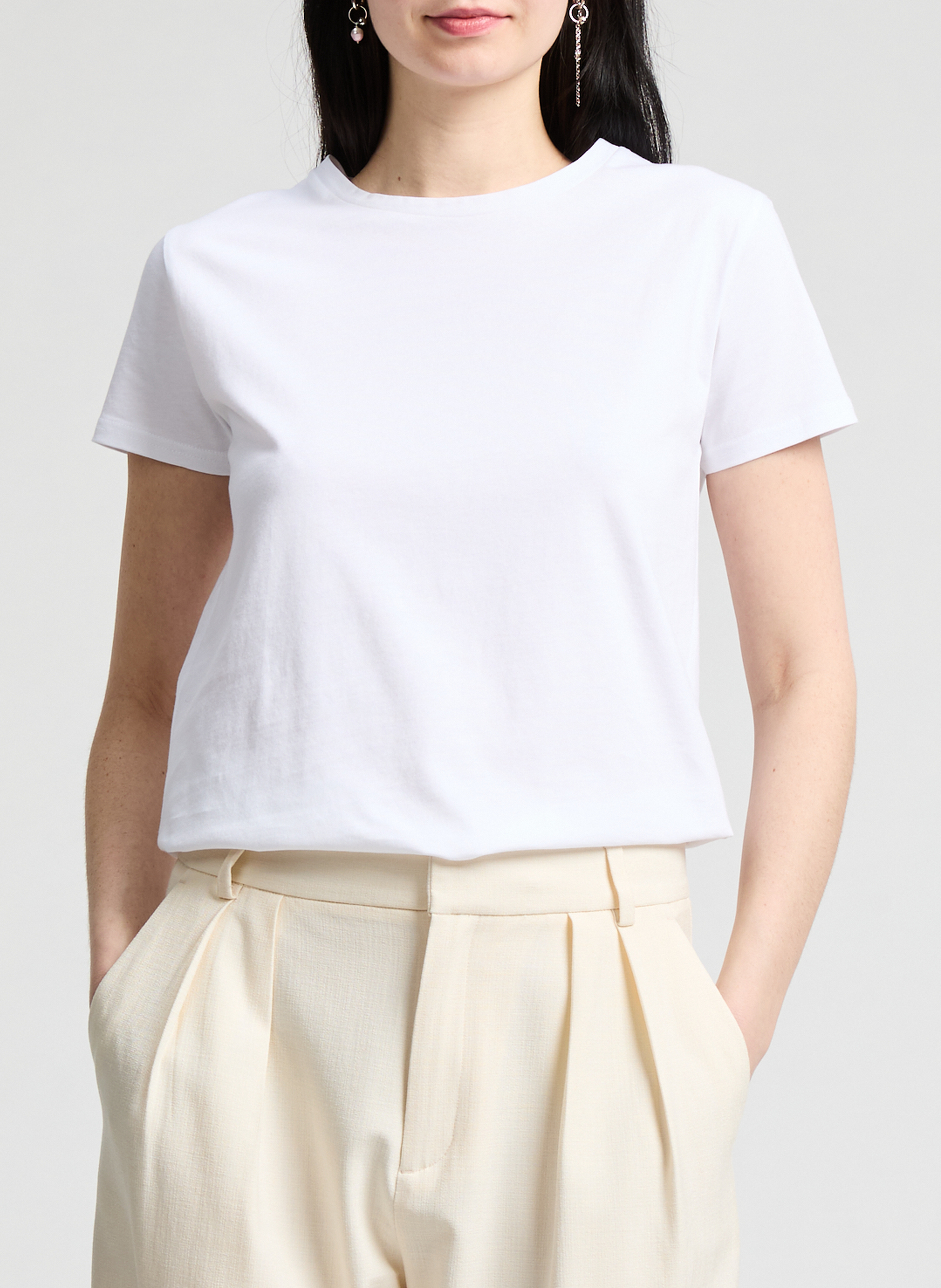 Plain T-shirt SAISON 1865 White