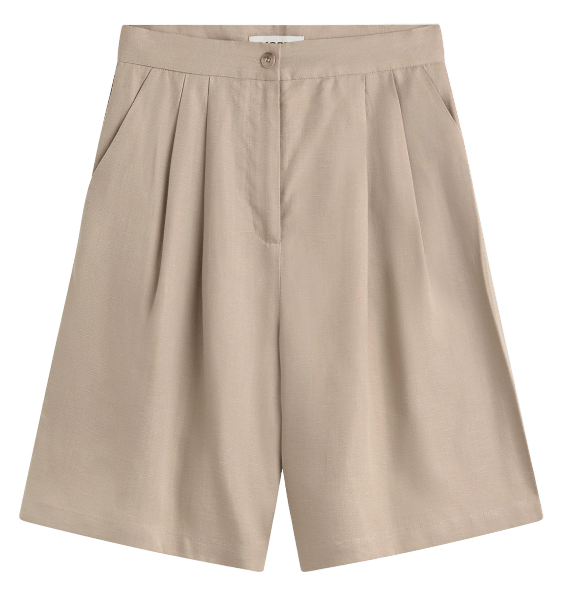 Bermuda droit taille haute frenchy SIMORRA Beige