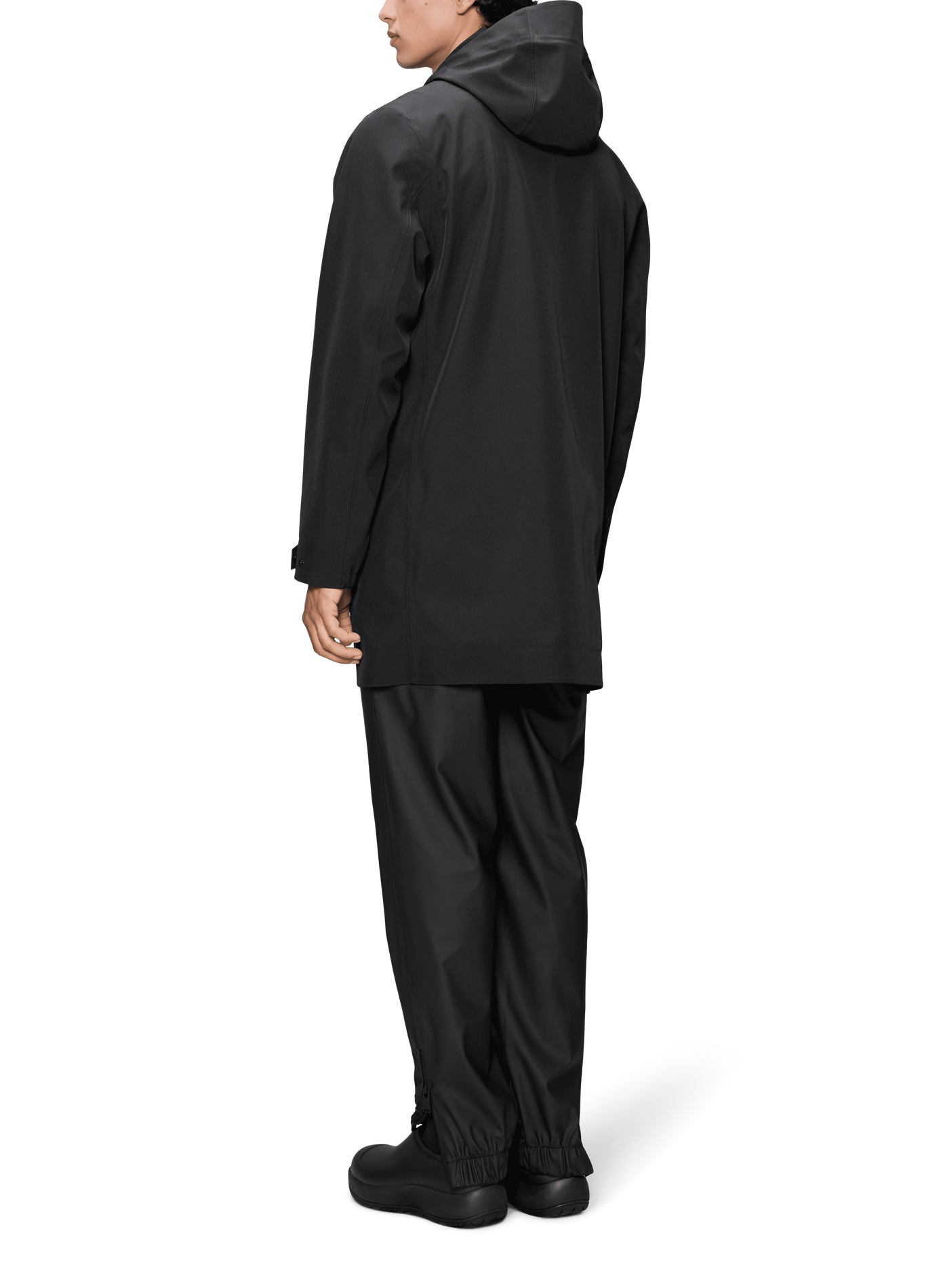 Parka SUVA SOFTSHE zippée RAINS Noir