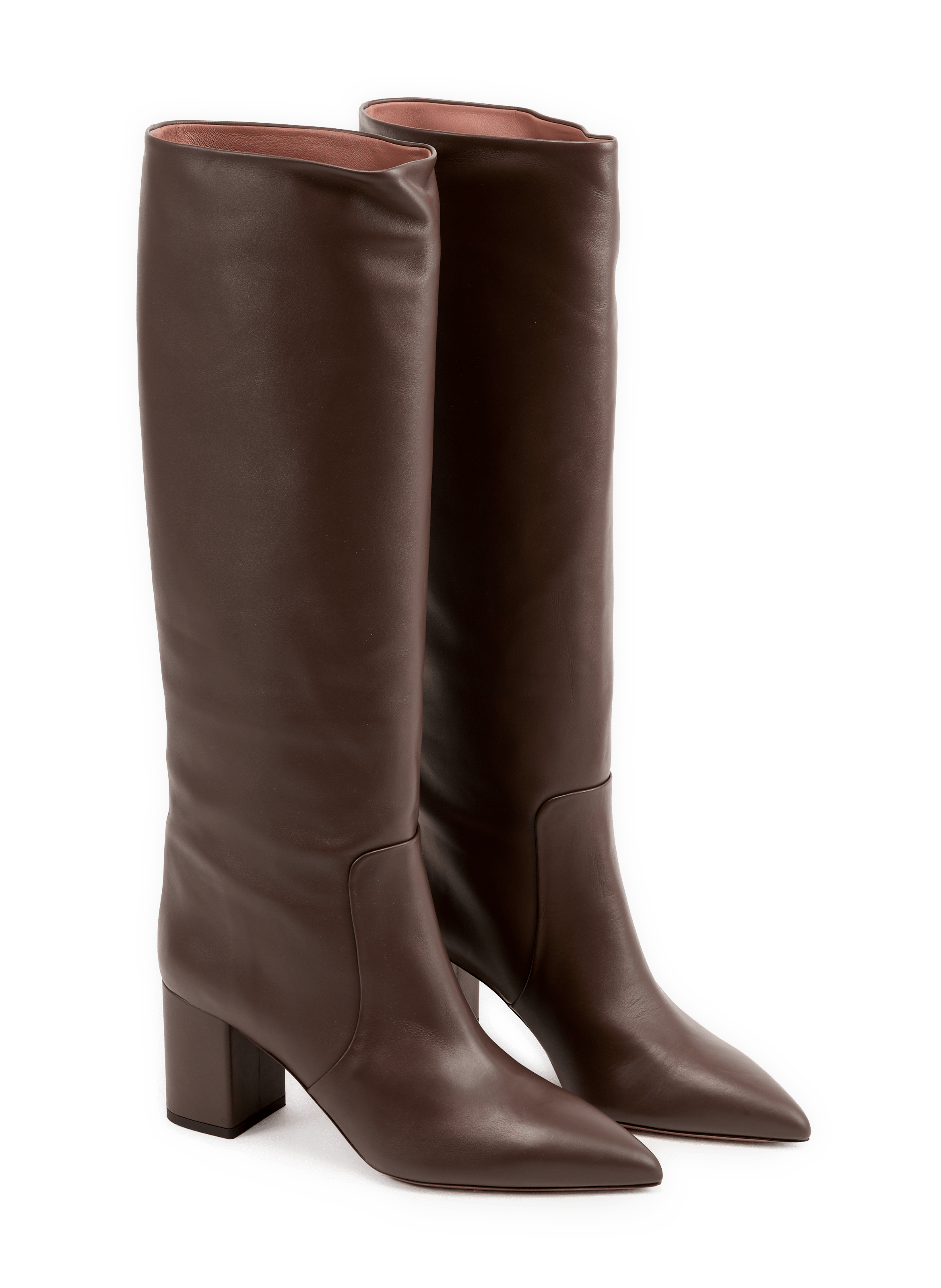 Kalbsleder-Stiefel PARIS TEXAS Braun