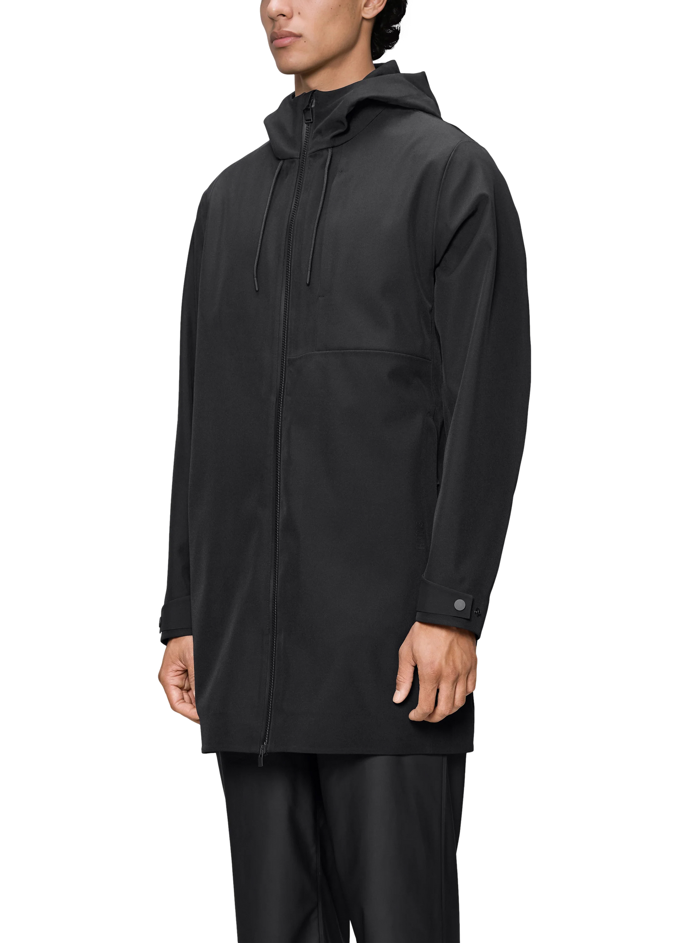 Parka SUVA SOFTSHE zippée RAINS Noir