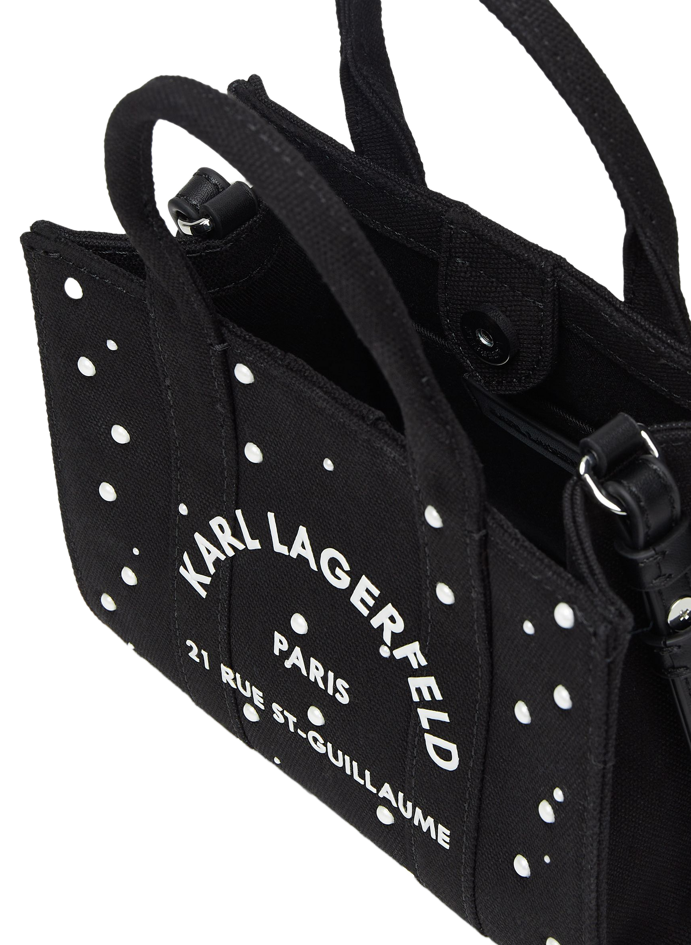 K/RSG Square handbag KARL LAGERFELD Black