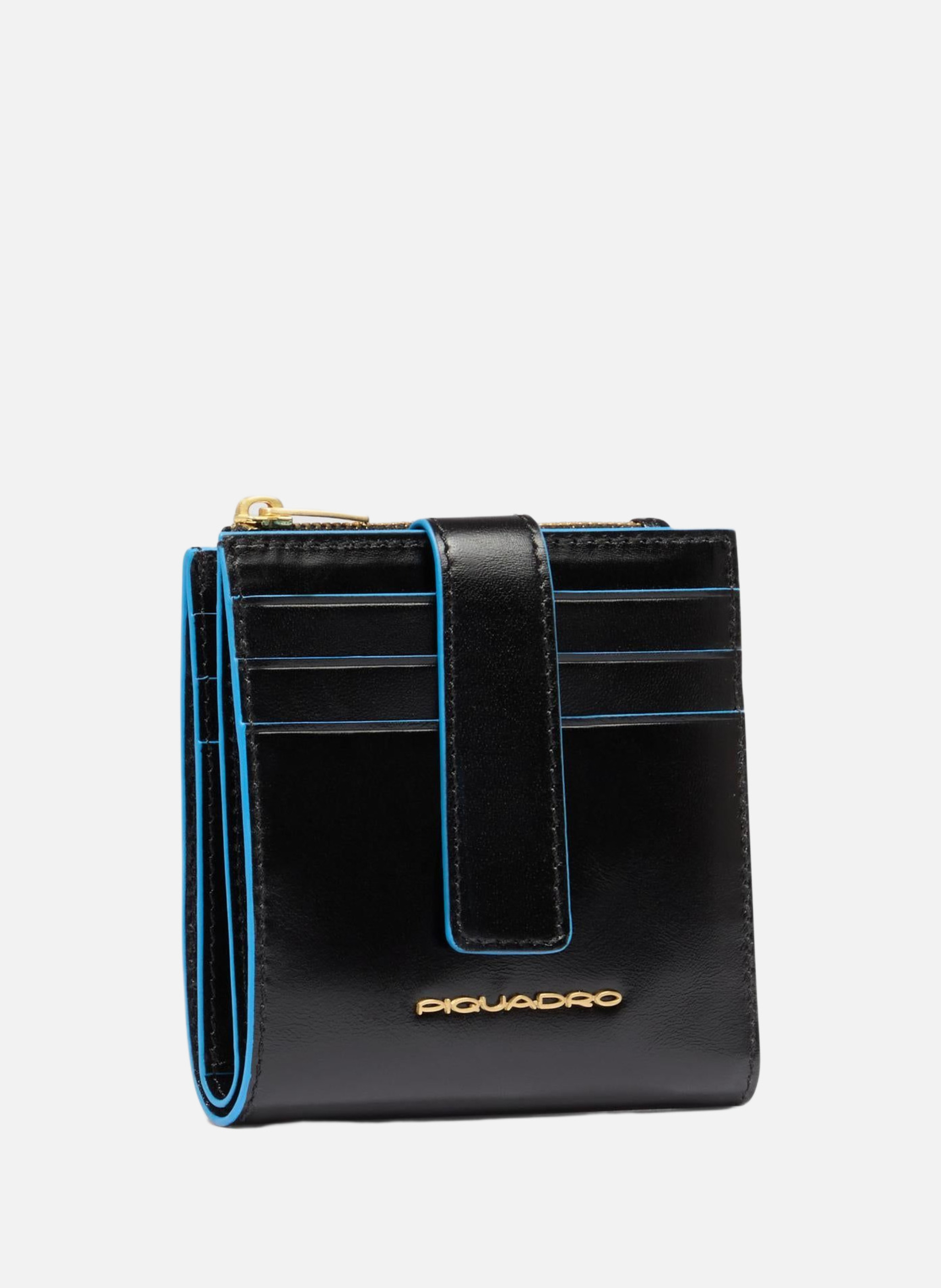 Porte-cartes de crédit femme avec porte-monnaie PIQUADRO Noir