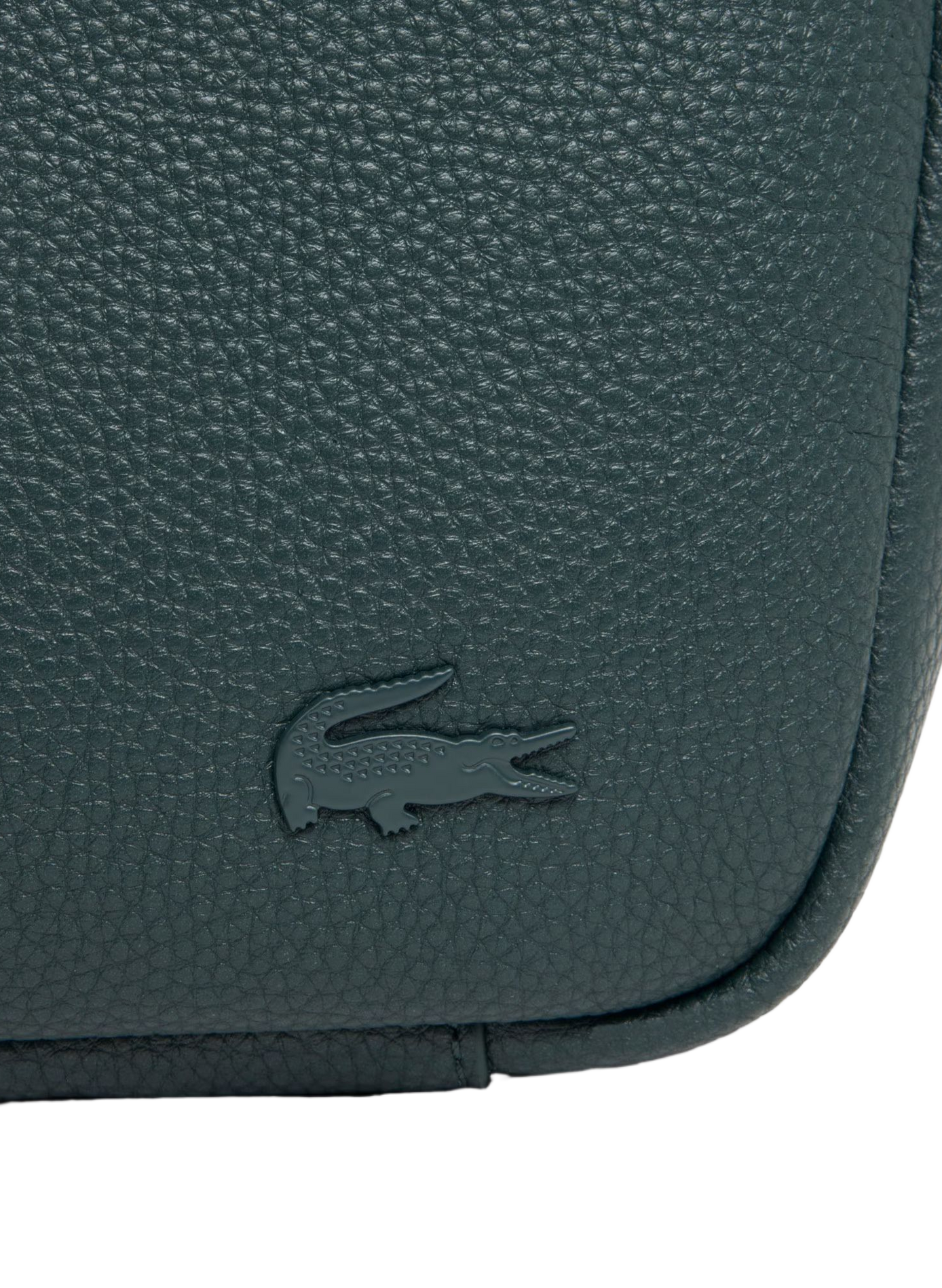 Sac bandoulière en cuir mélangé LACOSTE Grun