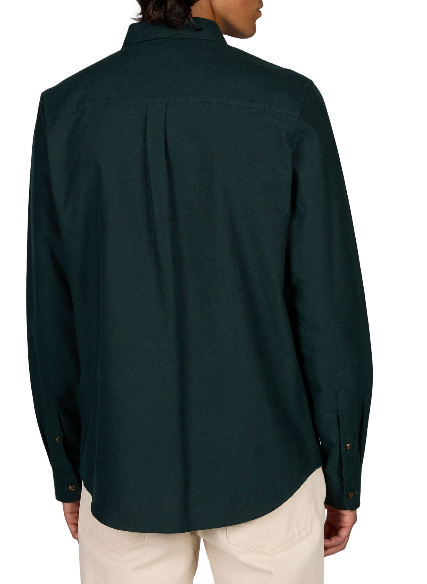 Straight cotton shirt FAGUO Green