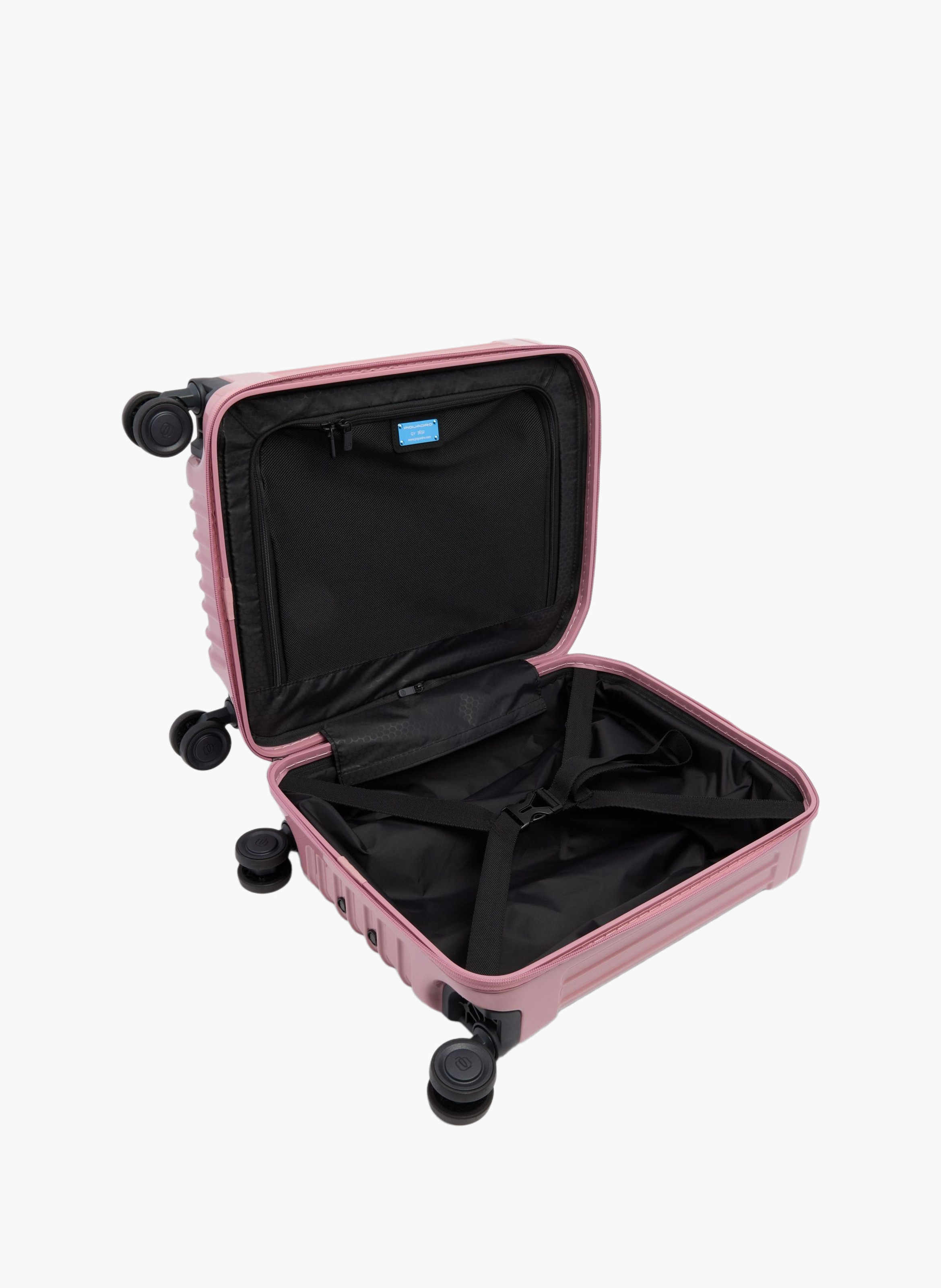 Valise trolley sous-siège à 2 roues PIQUADRO Rose