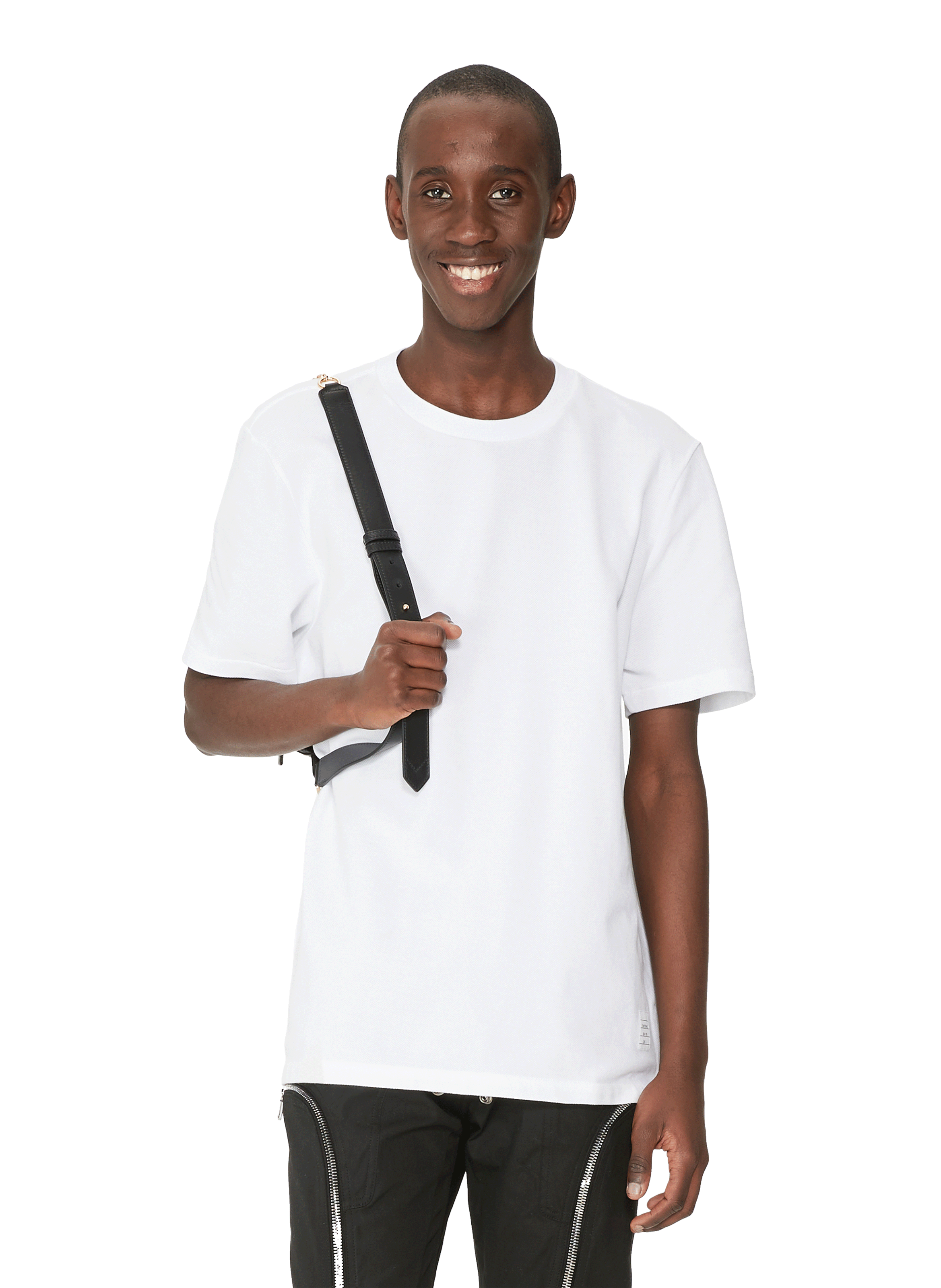 THOM BROWNE T-shirt Relax Fit en coton  Blanc