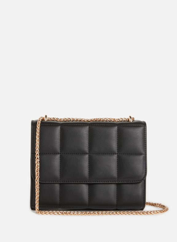 Sac à bandoulière matelassé Noir by AU PRINTEMPS PARIS AU PRINTEMPS PARIS Sac à bandoulière matelassé Noir
