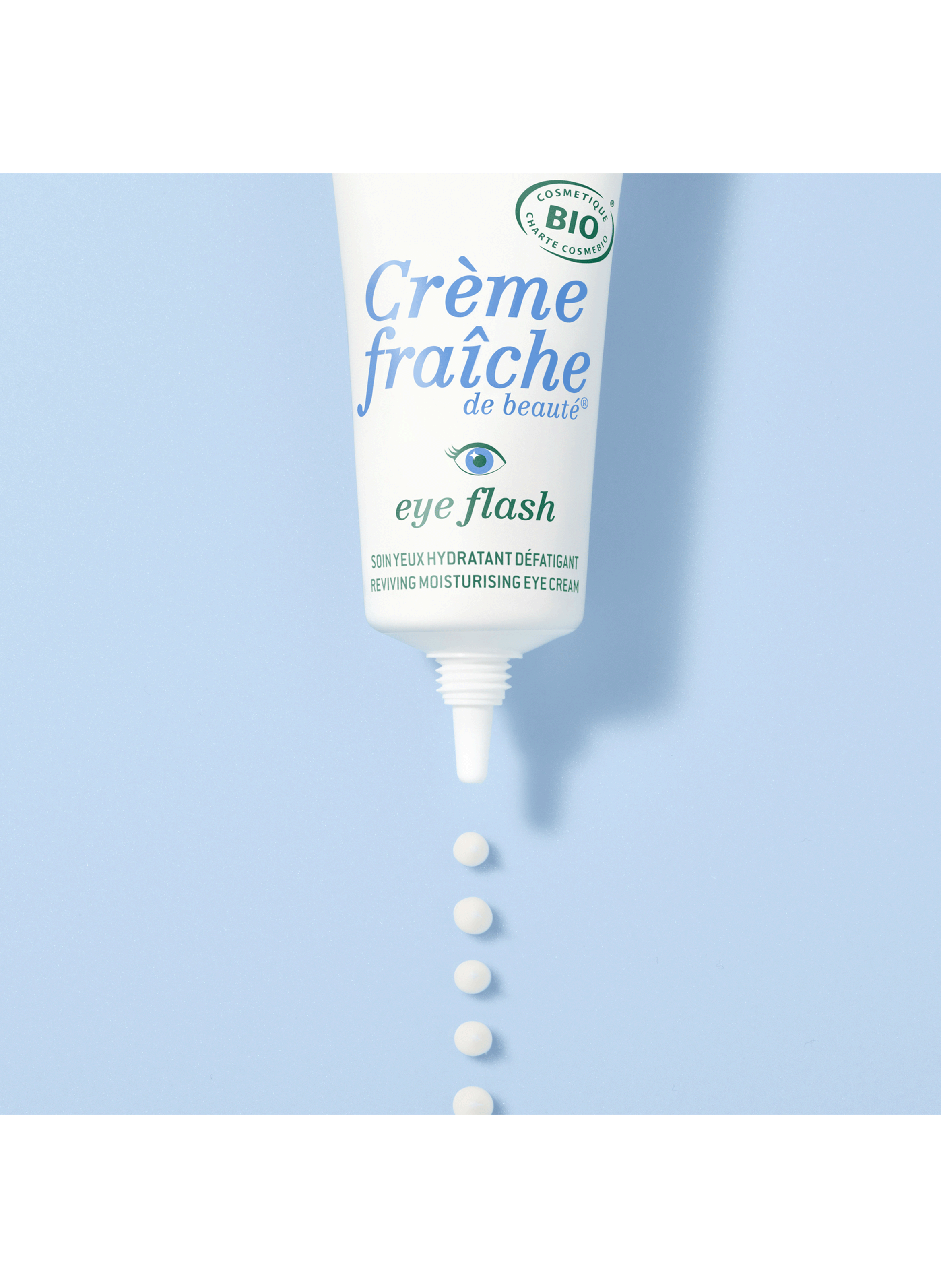 Eye Flash - Soin Yeux Hydratant Défatigant, Certifié Bio - Crème Fraîche®de Beauté NUXE No color