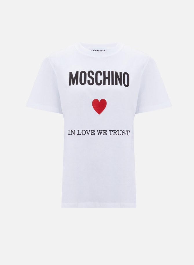 Printed logo T-shirt MOSCHINO