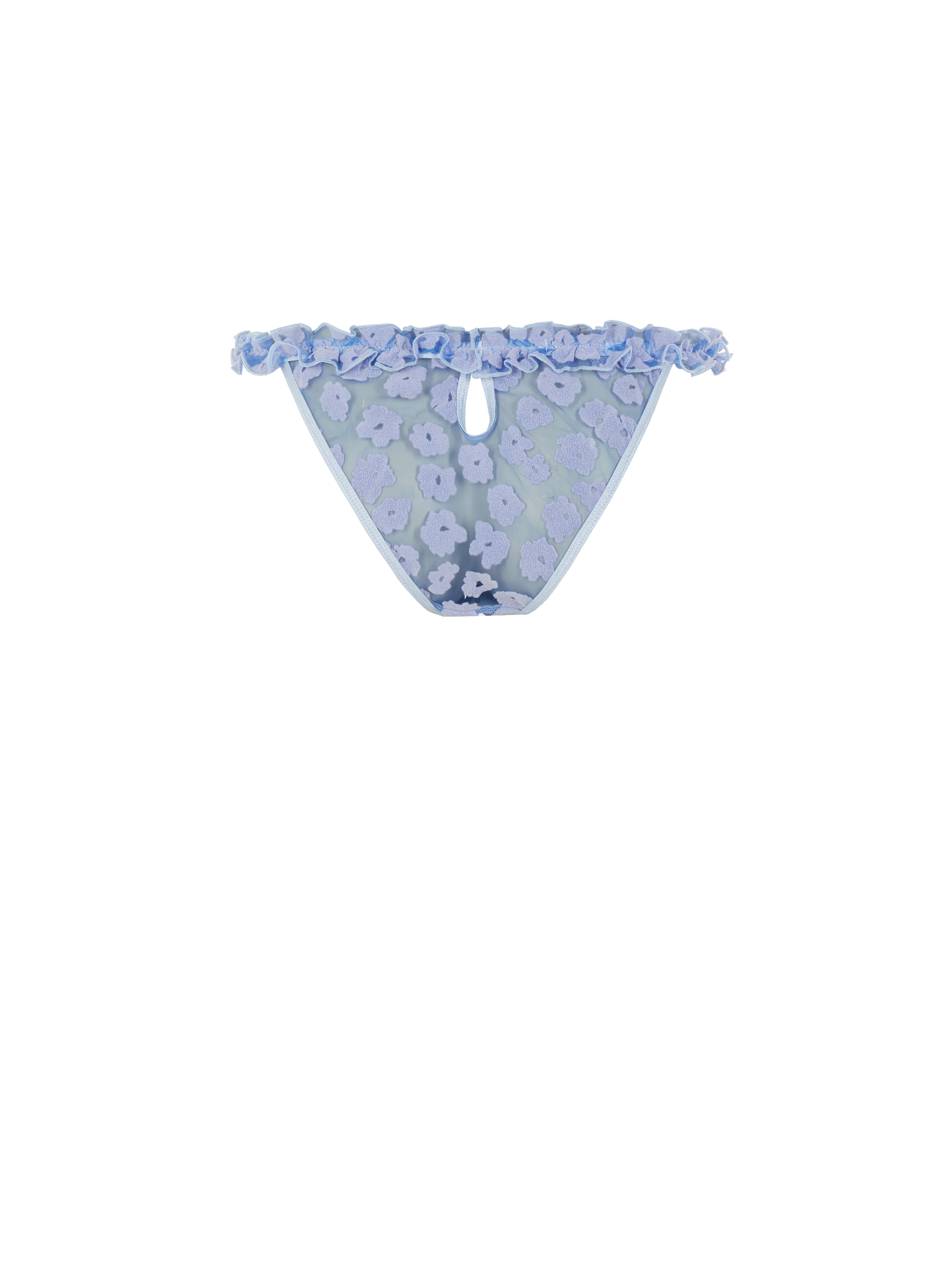 Culotte imprimée à volants  LE PETIT TROU Blanc